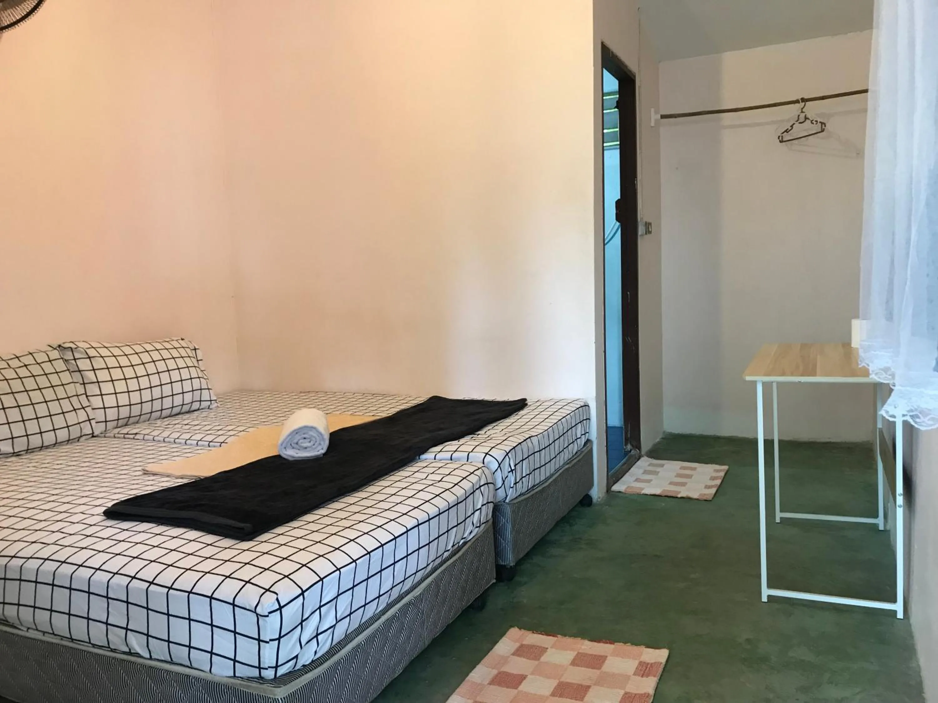Bed in Phangan Villa Bungalows