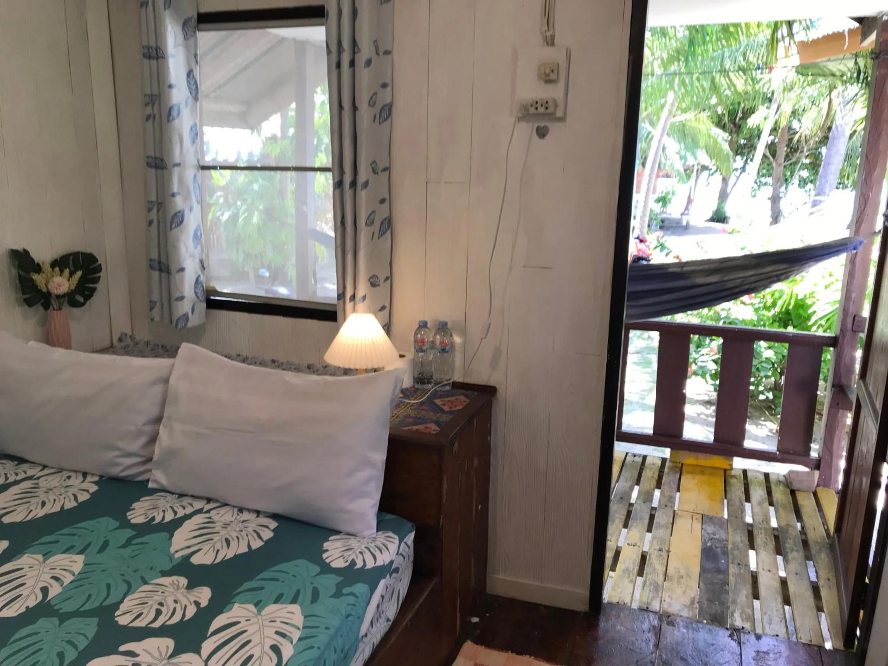 Bed in Phangan Villa Bungalows
