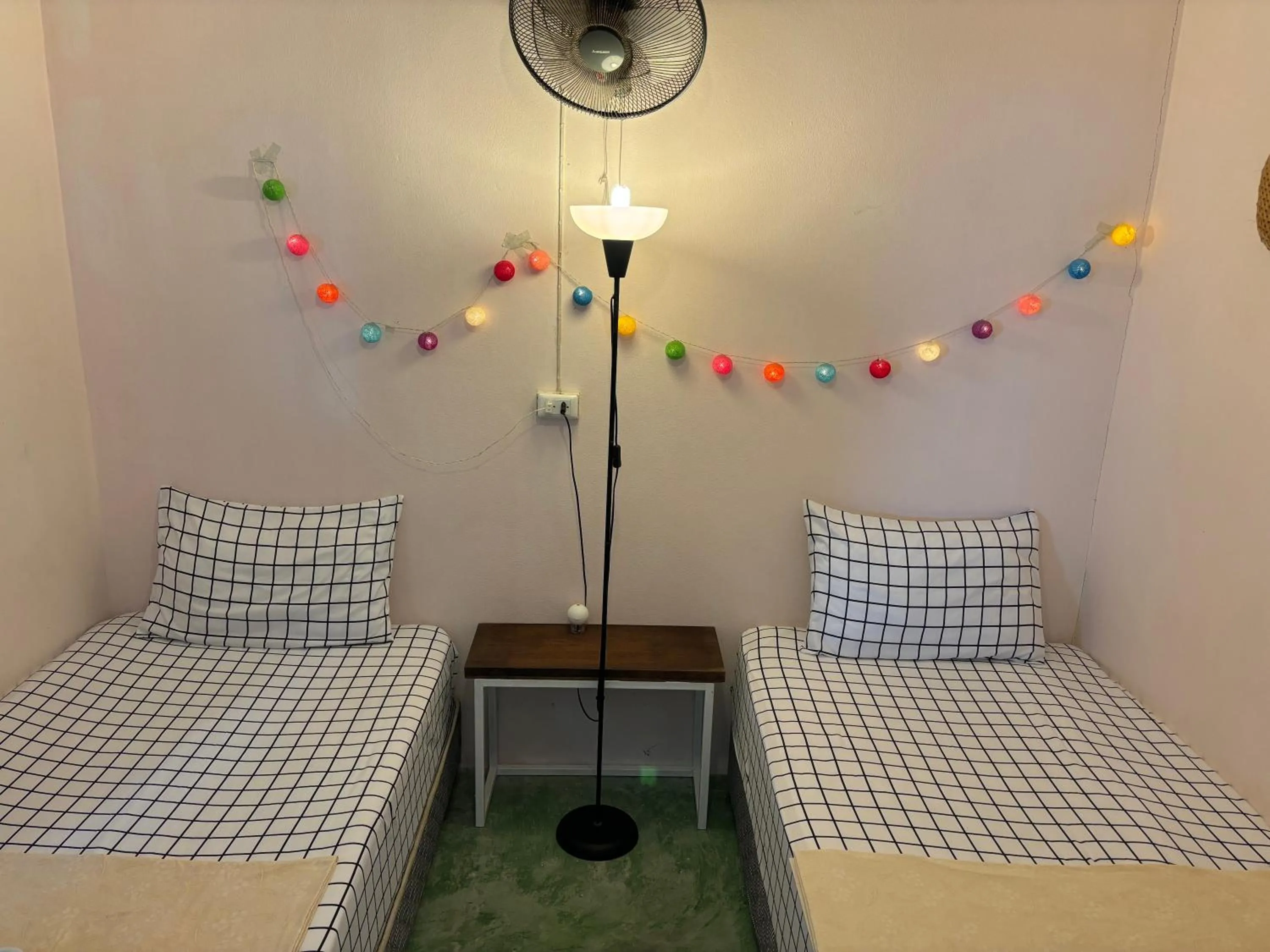 Bed in Phangan Villa Bungalows