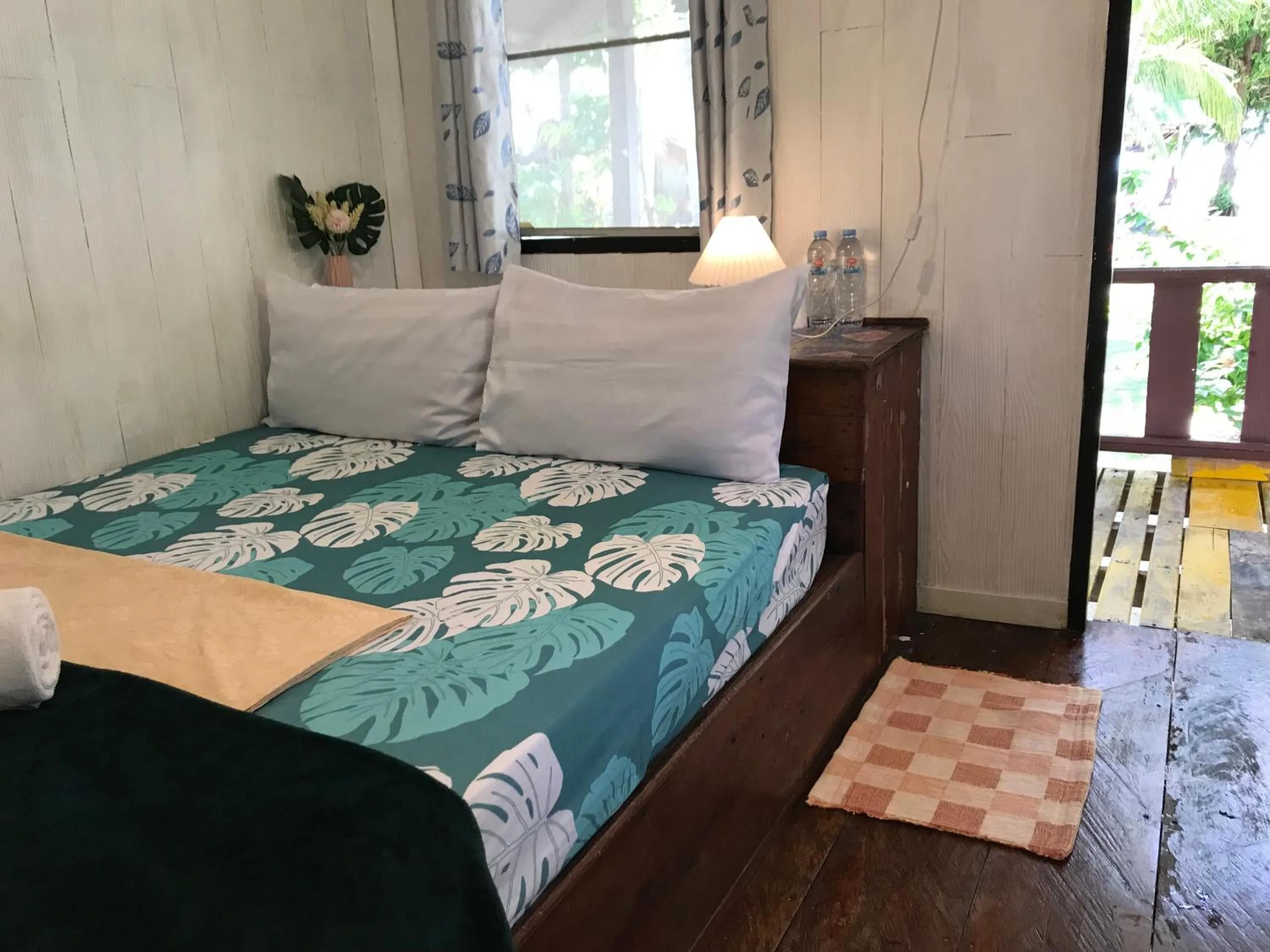 Bed in Phangan Villa Bungalows