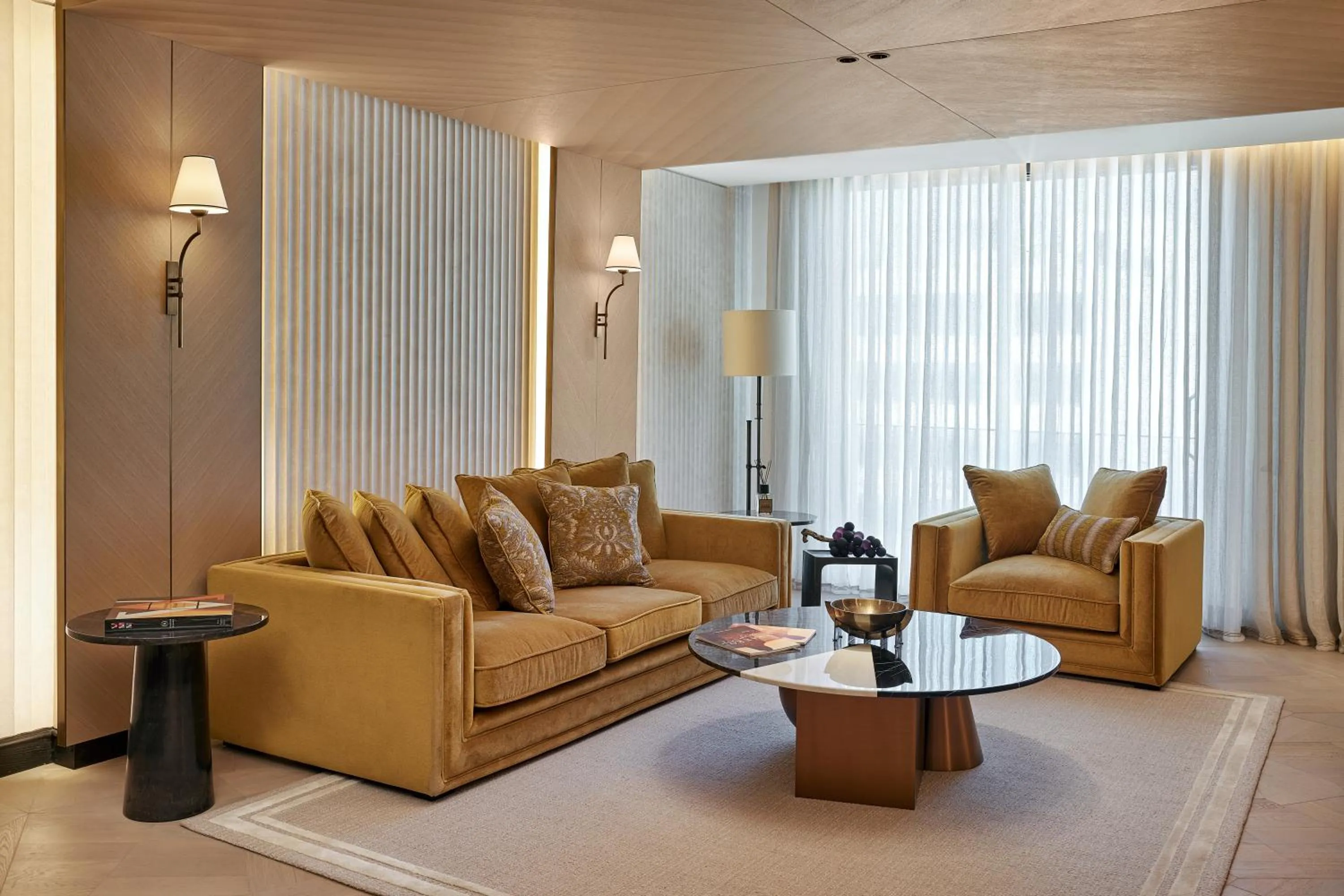 Seating area in Vakko Hotel and Residence