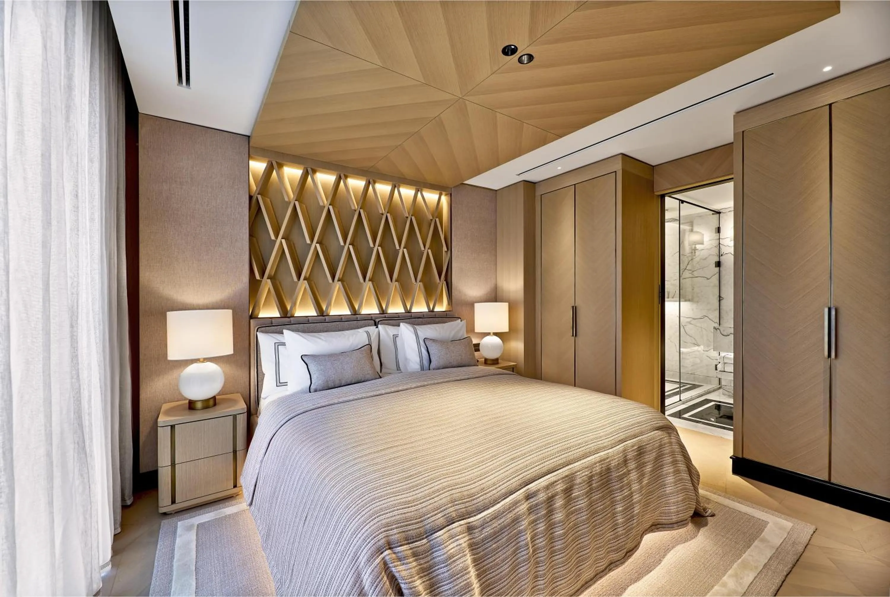 Bed in Vakko Hotel and Residence