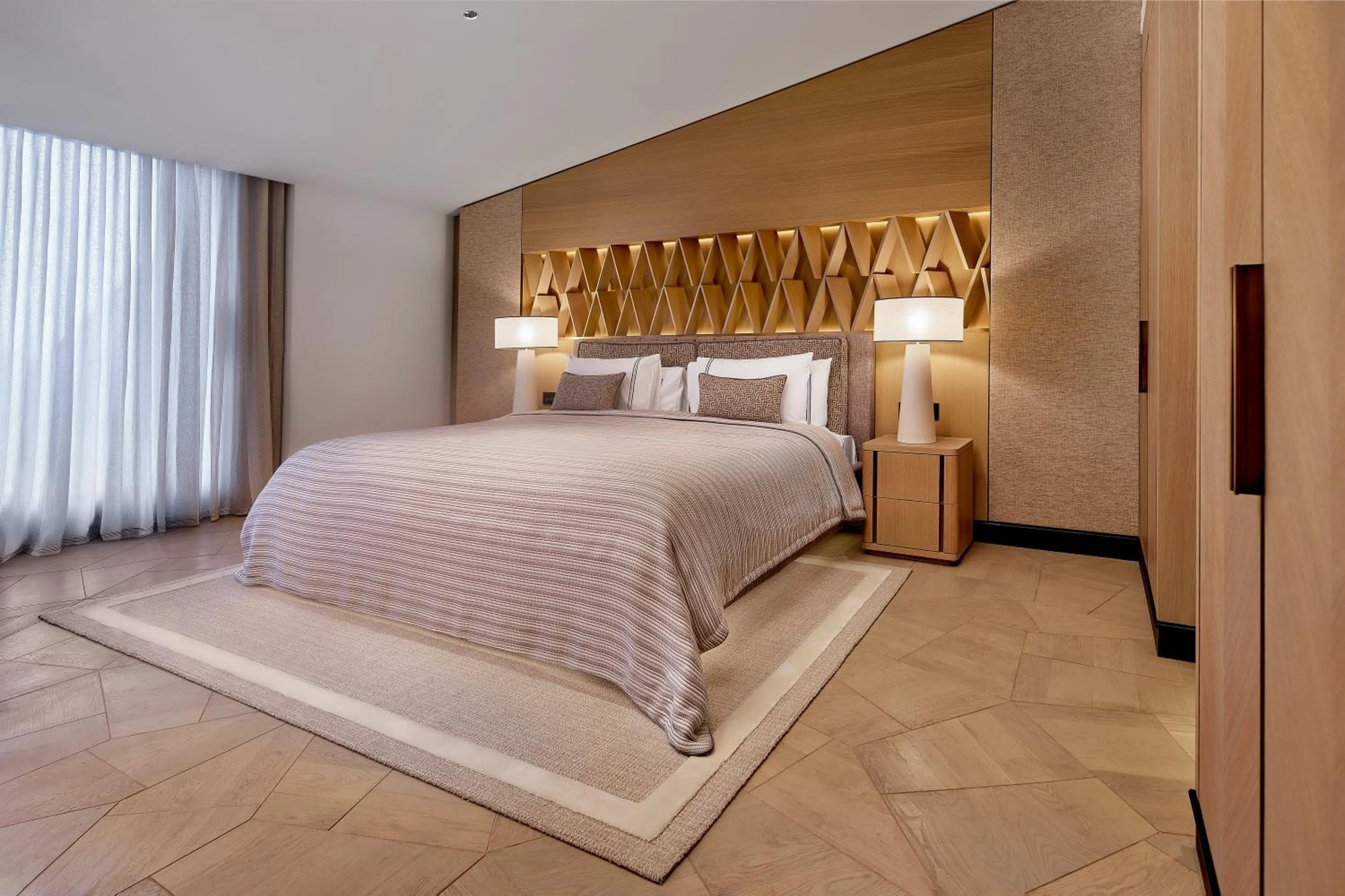 Bed in Vakko Hotel and Residence