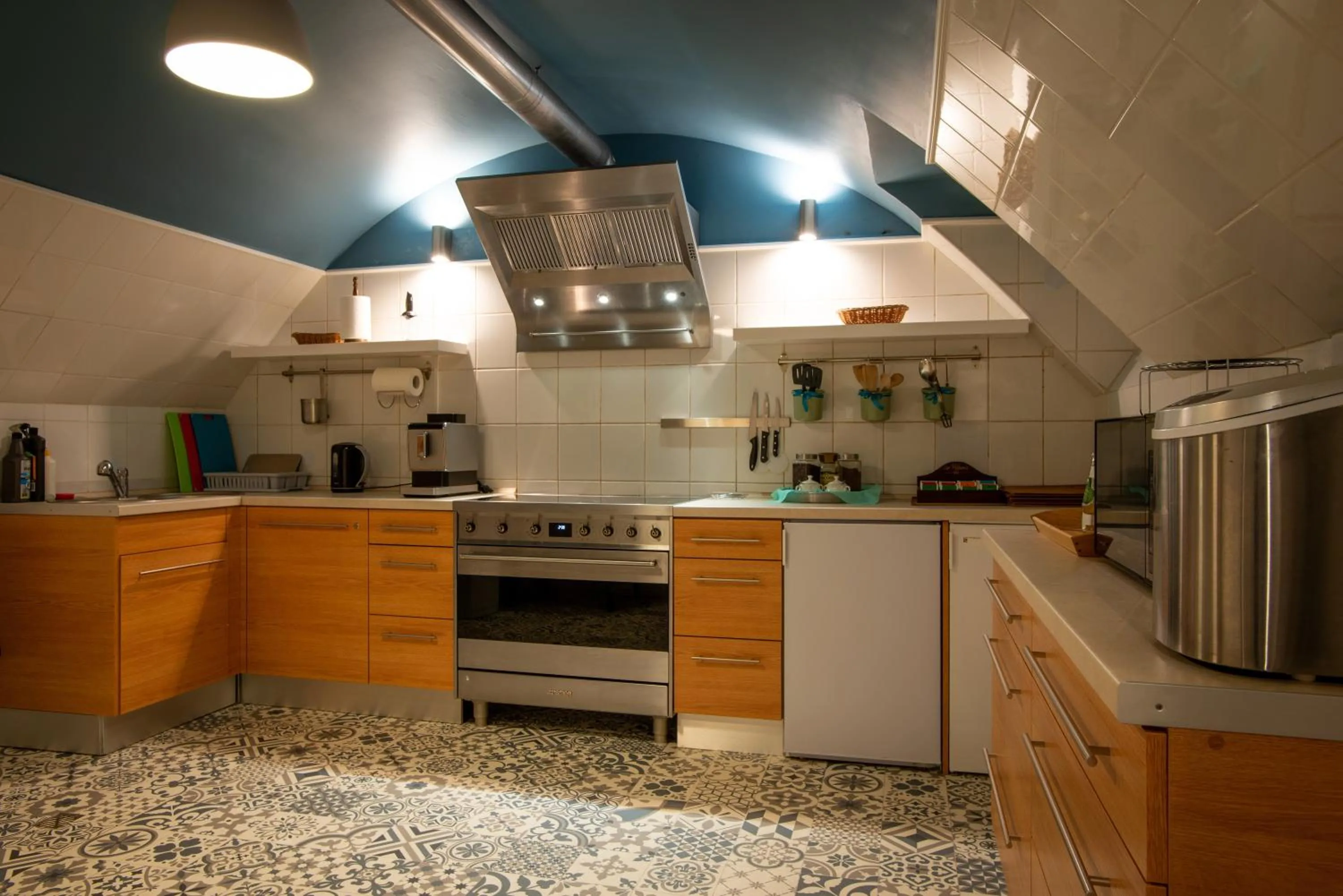 Communal kitchen in Dom Pugetów