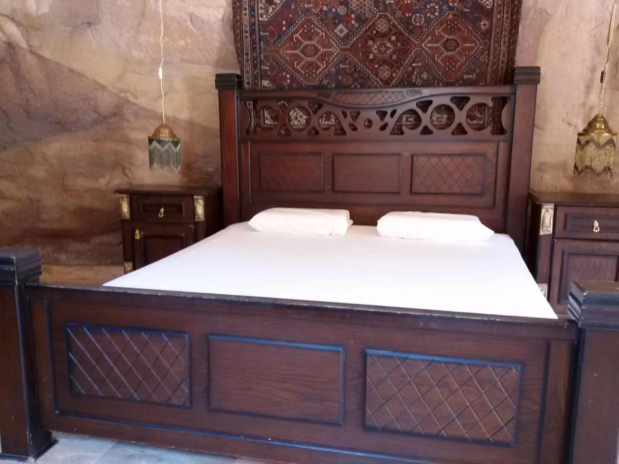 Bed in Obeid's Bedouin Life Camp