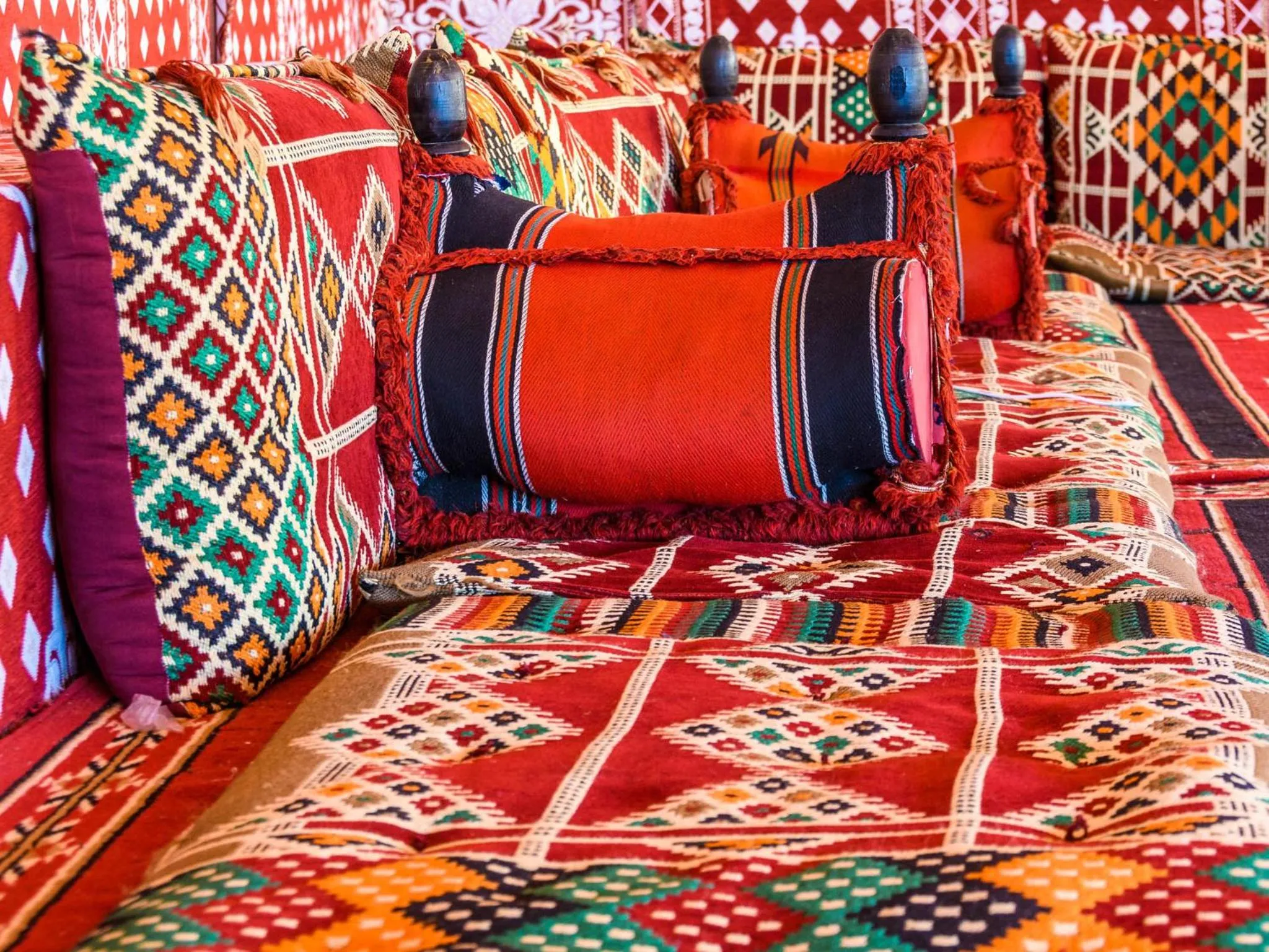 Bed in Obeid's Bedouin Life Camp