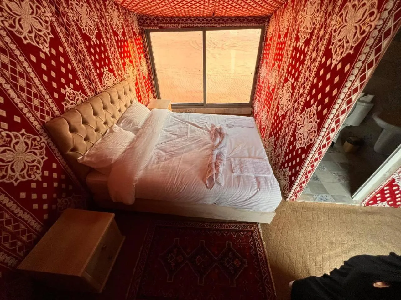 Bed in Obeid's Bedouin Life Camp