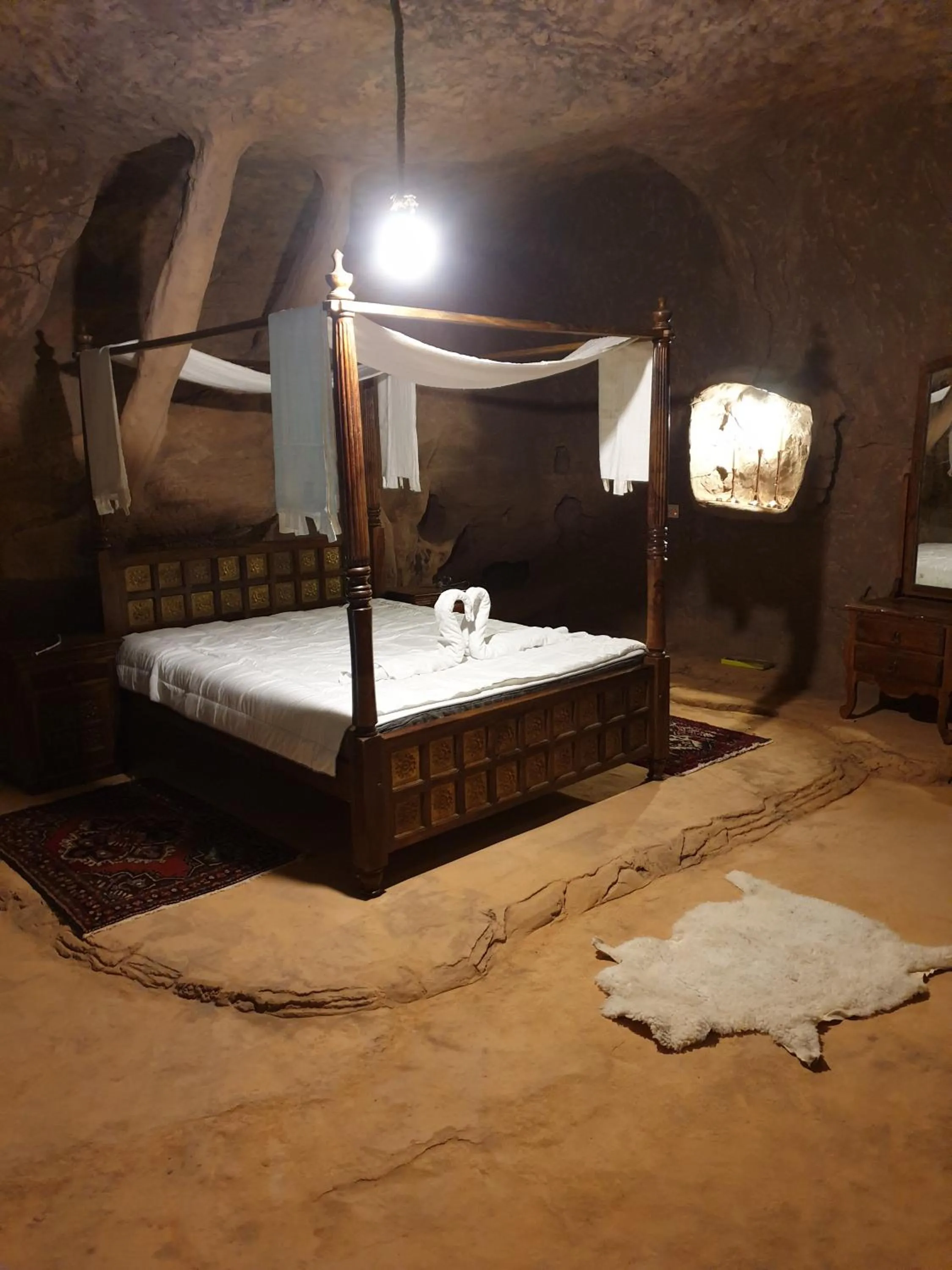 Bed in Obeid's Bedouin Life Camp