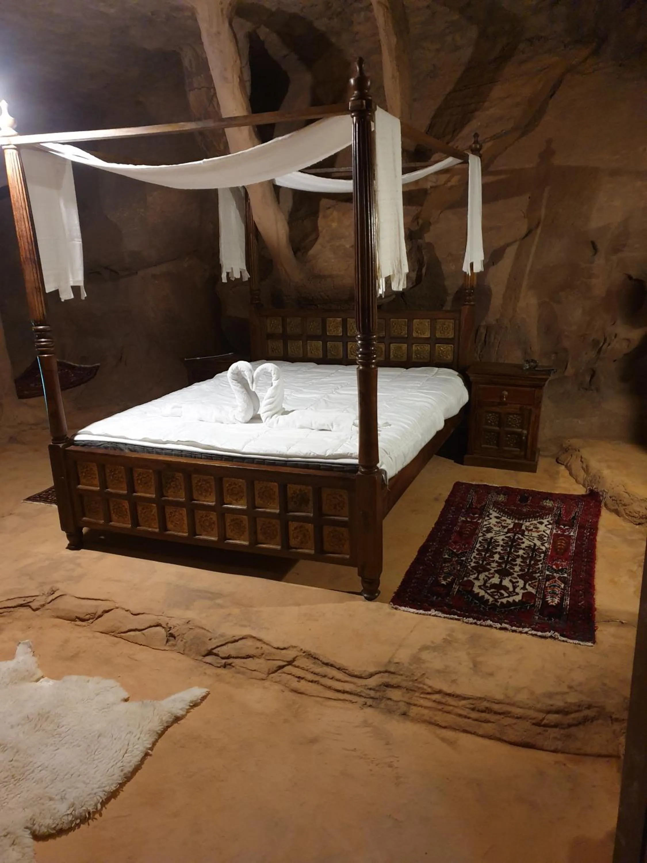 Bed in Obeid's Bedouin Life Camp
