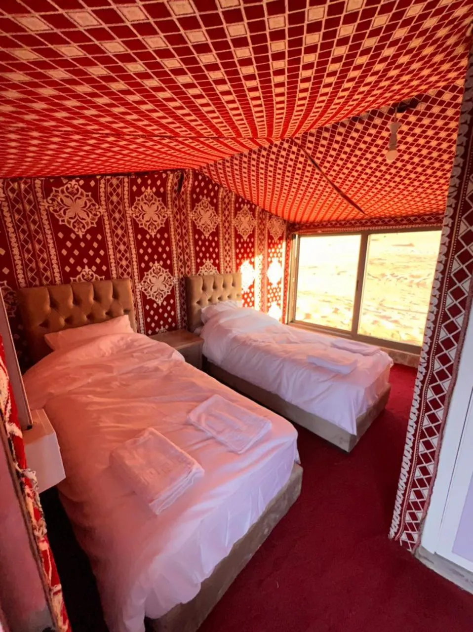Bed in Obeid's Bedouin Life Camp