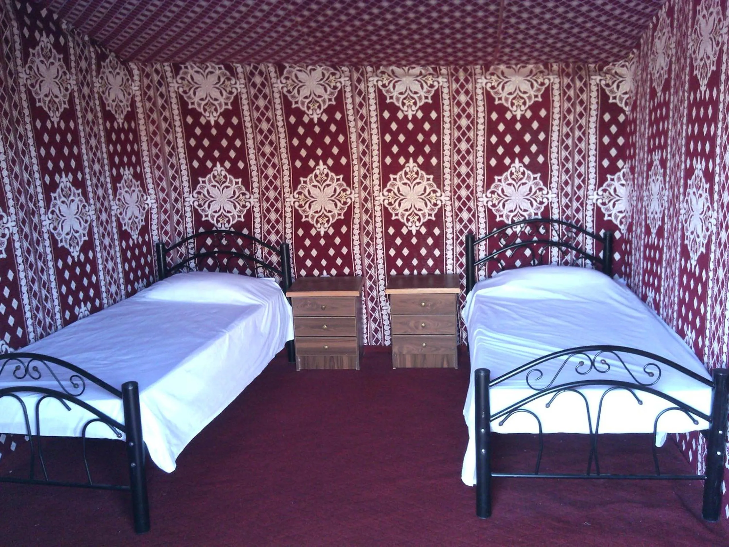 Bed in Obeid's Bedouin Life Camp