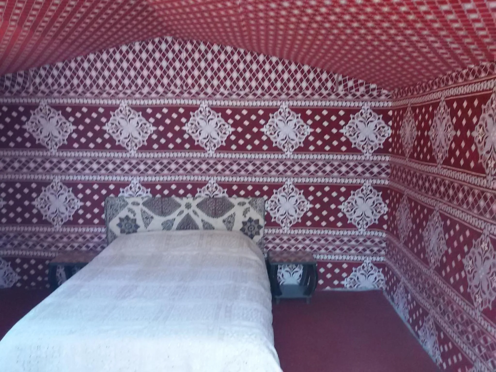Bed in Obeid's Bedouin Life Camp