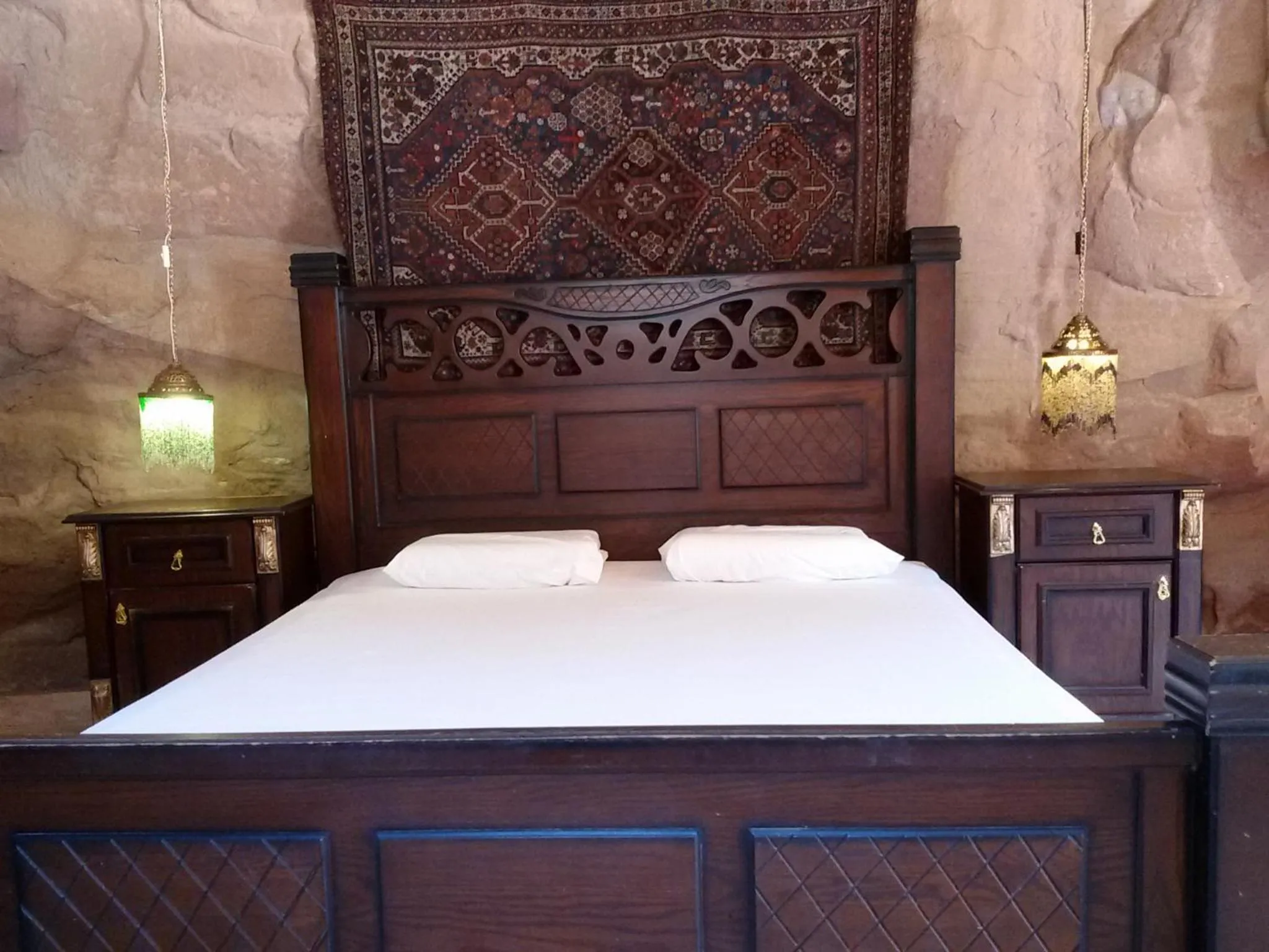 Bed in Obeid's Bedouin Life Camp