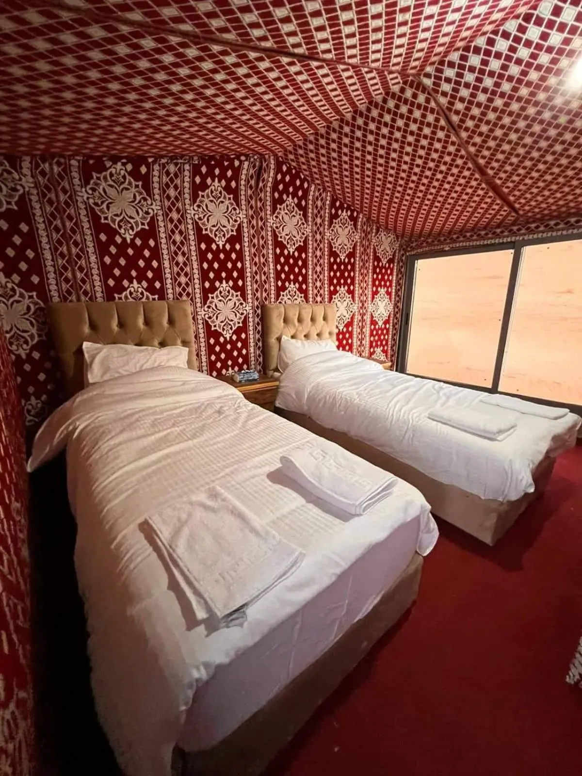 Bed in Obeid's Bedouin Life Camp