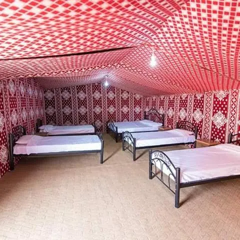 Bed in Obeid's Bedouin Life Camp