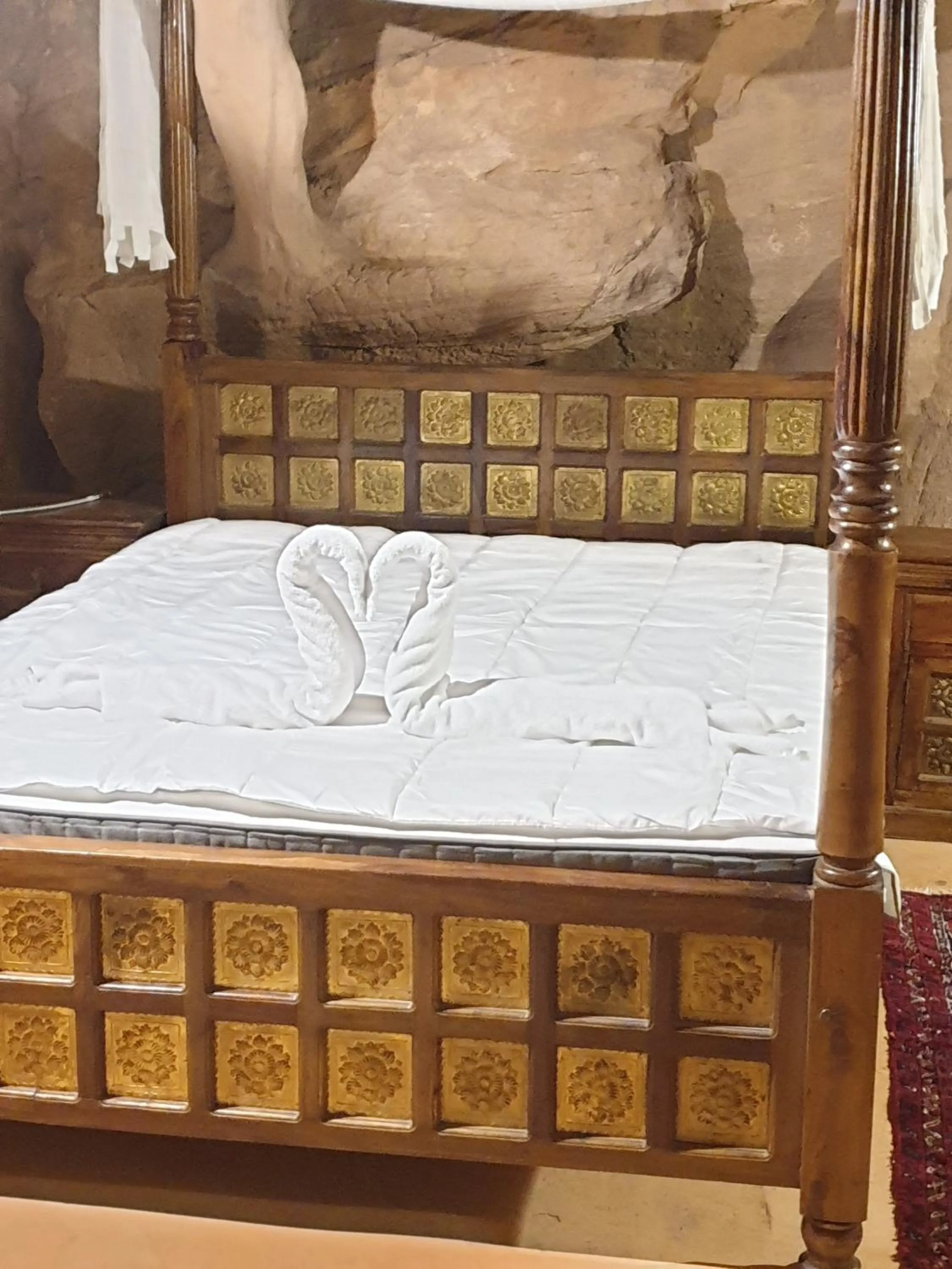 Bed in Obeid's Bedouin Life Camp