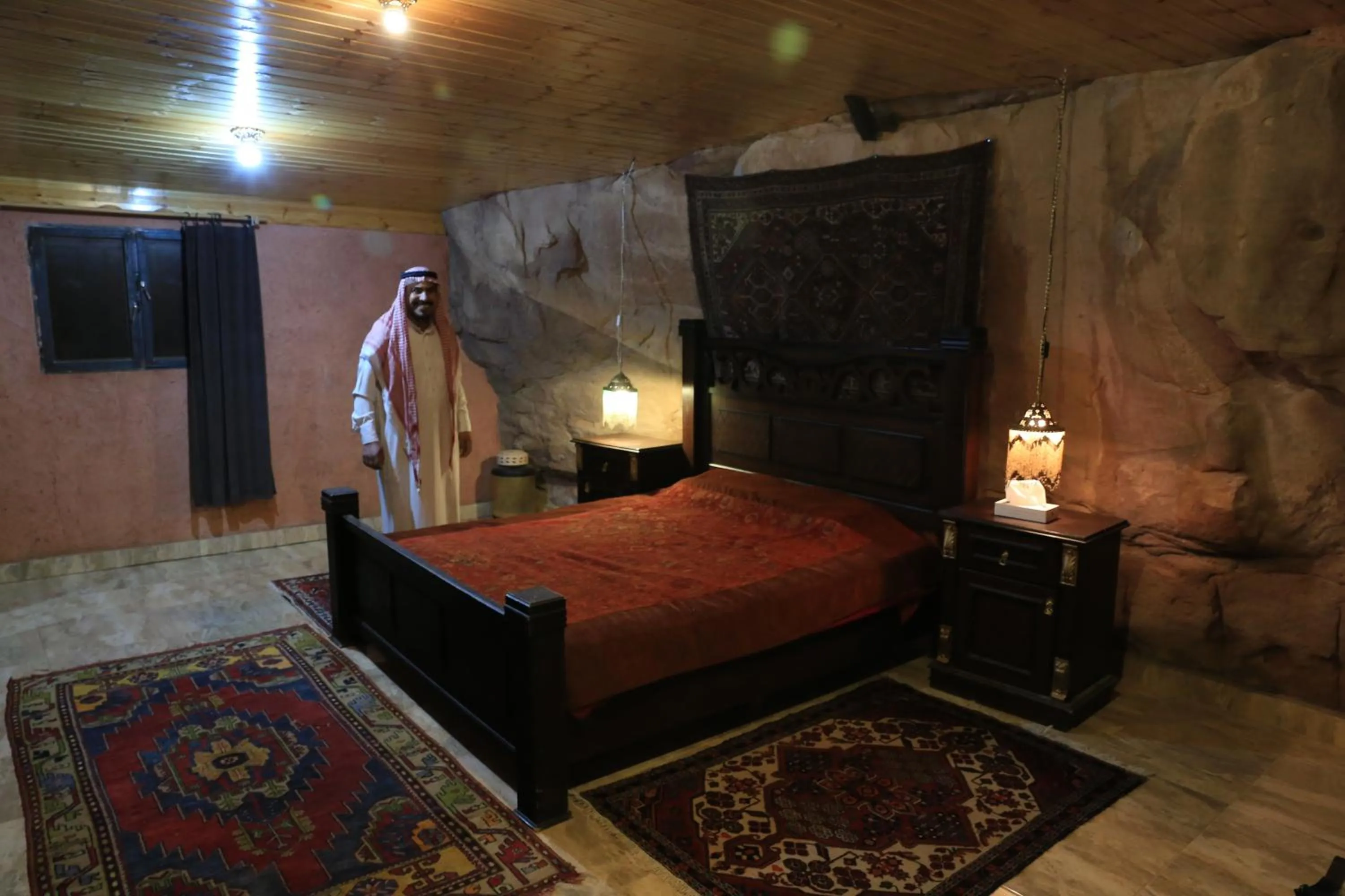 Bed in Obeid's Bedouin Life Camp