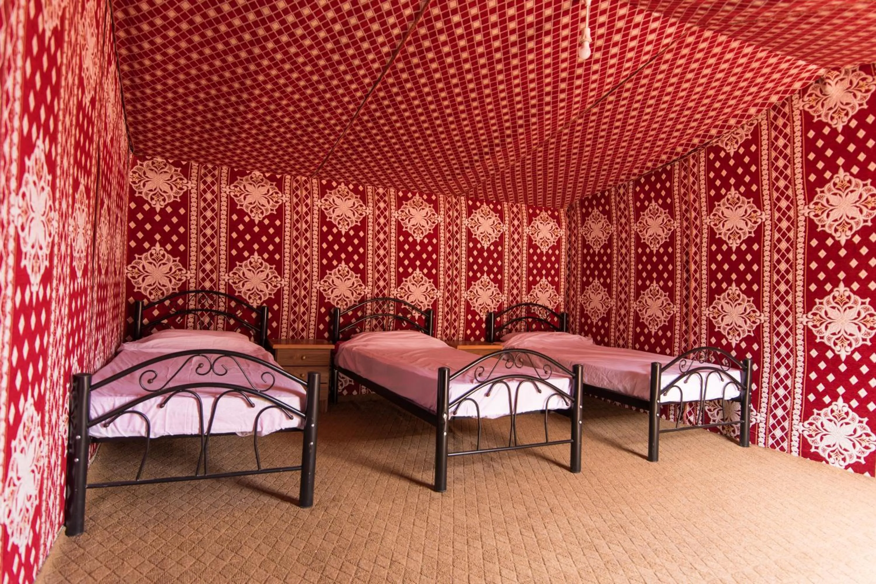 Triple Room with Bathroom in Obeid's Bedouin Life Camp