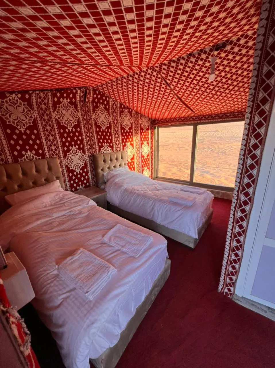 Bed in Obeid's Bedouin Life Camp