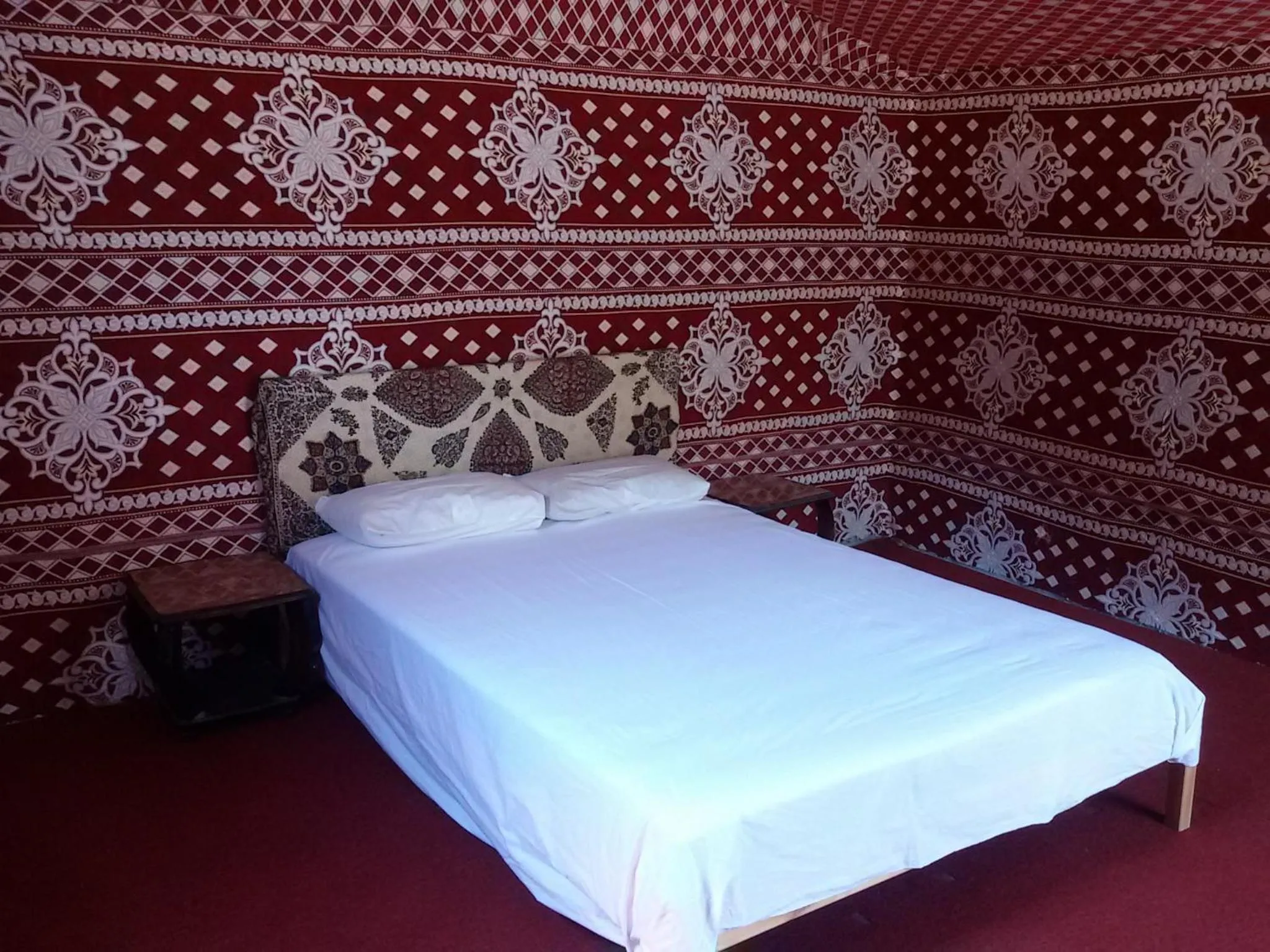 Bed in Obeid's Bedouin Life Camp