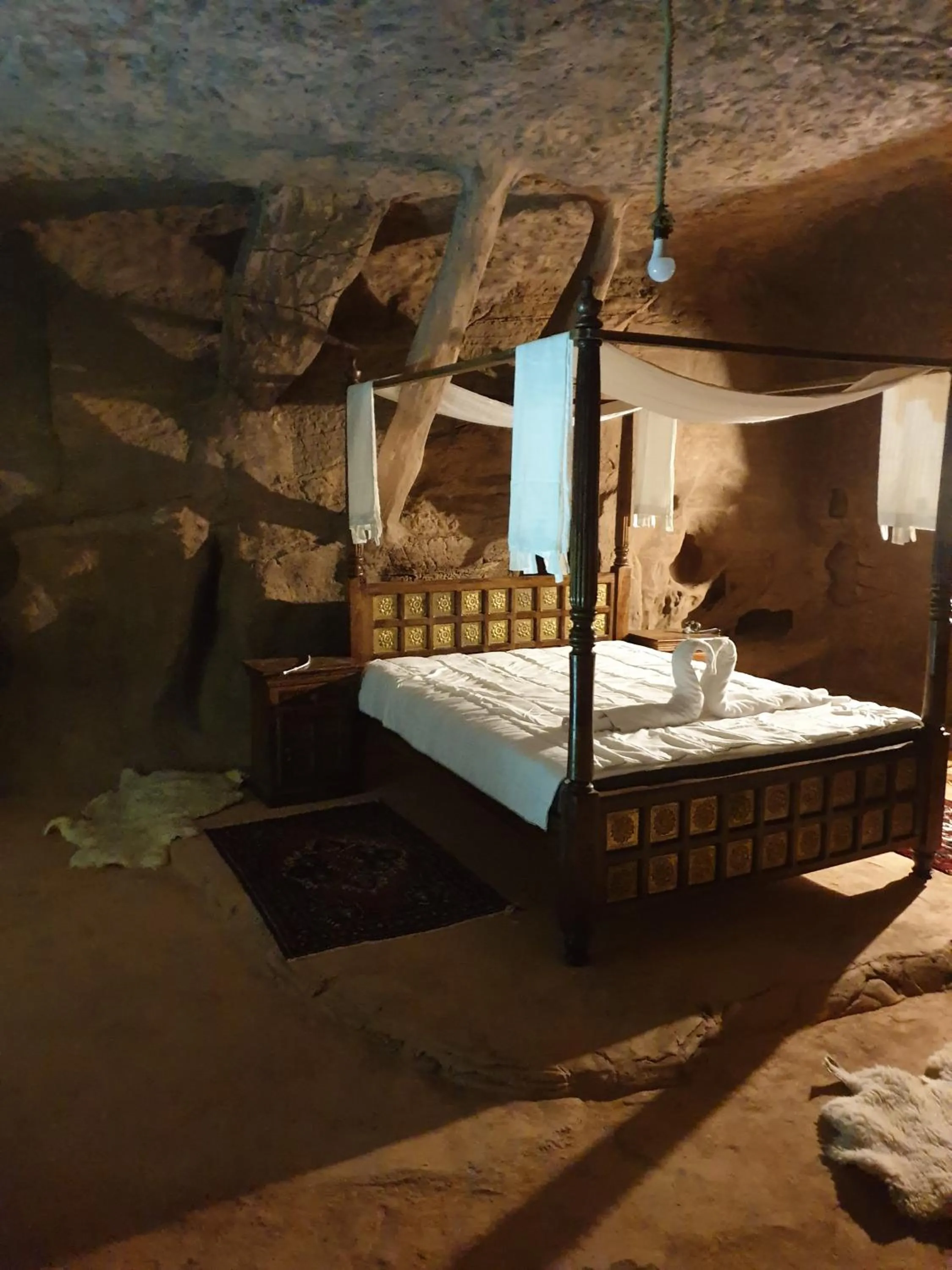 Bed in Obeid's Bedouin Life Camp