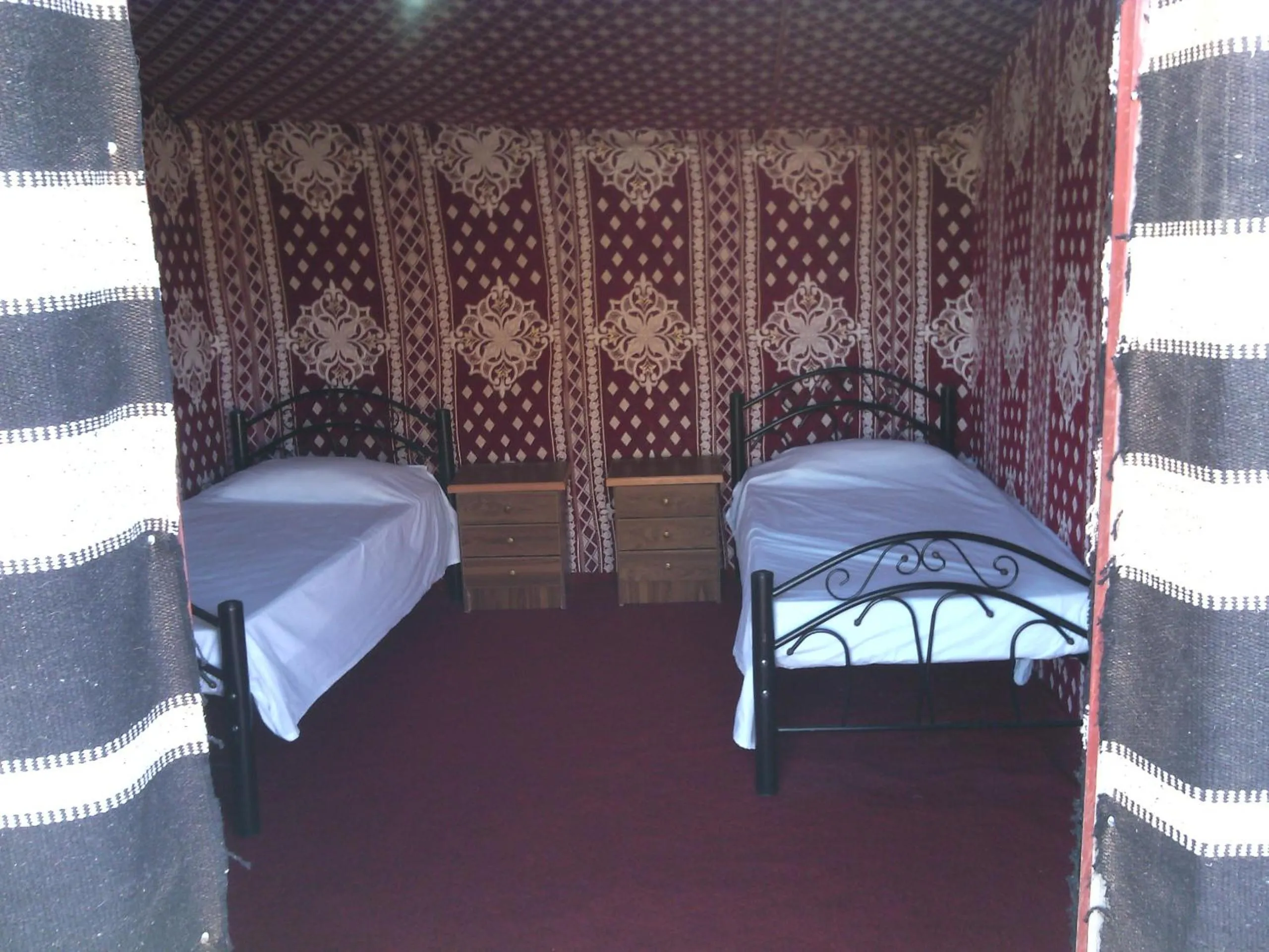 Double or Twin Room with Shared Bathroom - single occupancy in Obeid's Bedouin Life Camp
