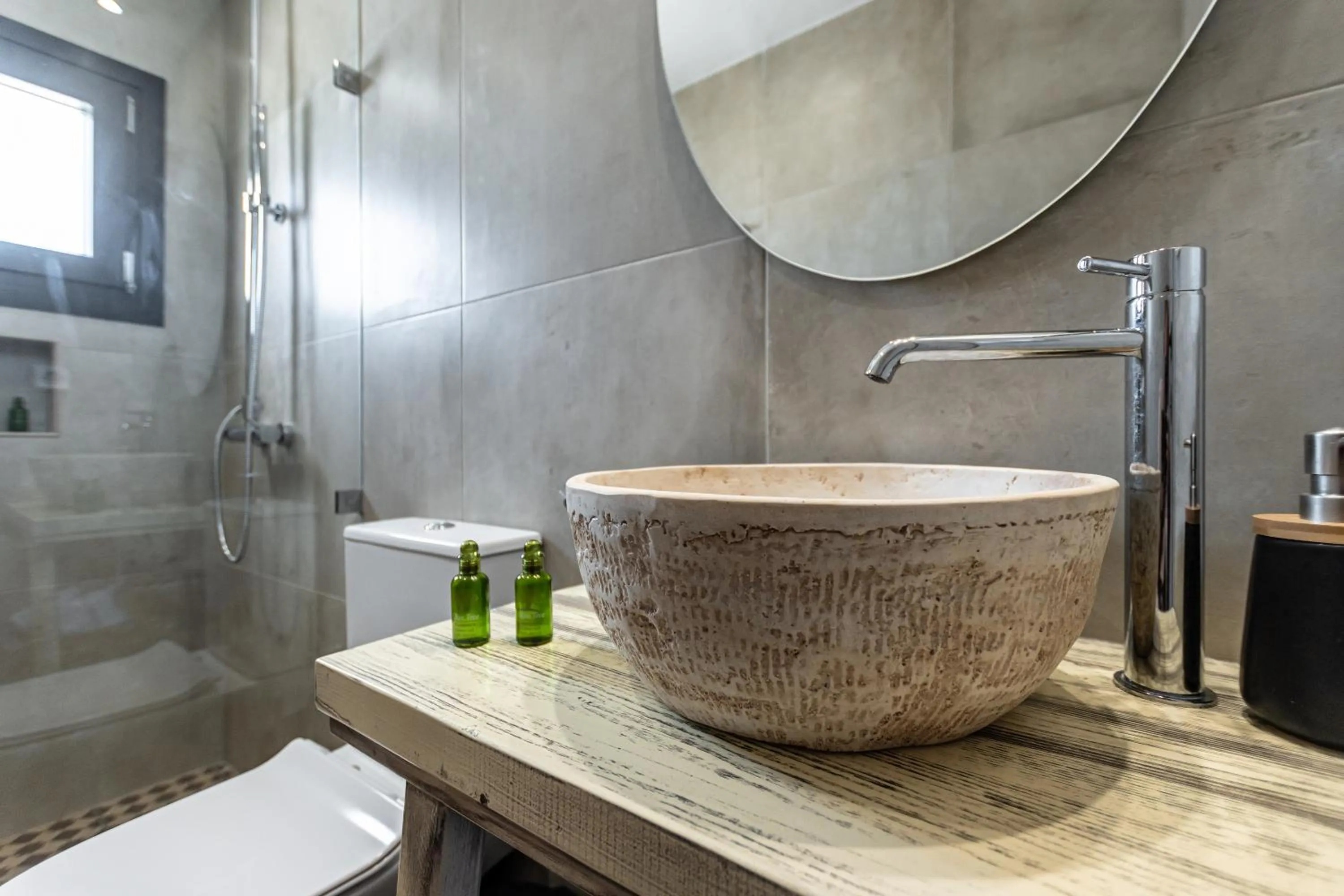Shower in Golden Sand Villas with Private Pool