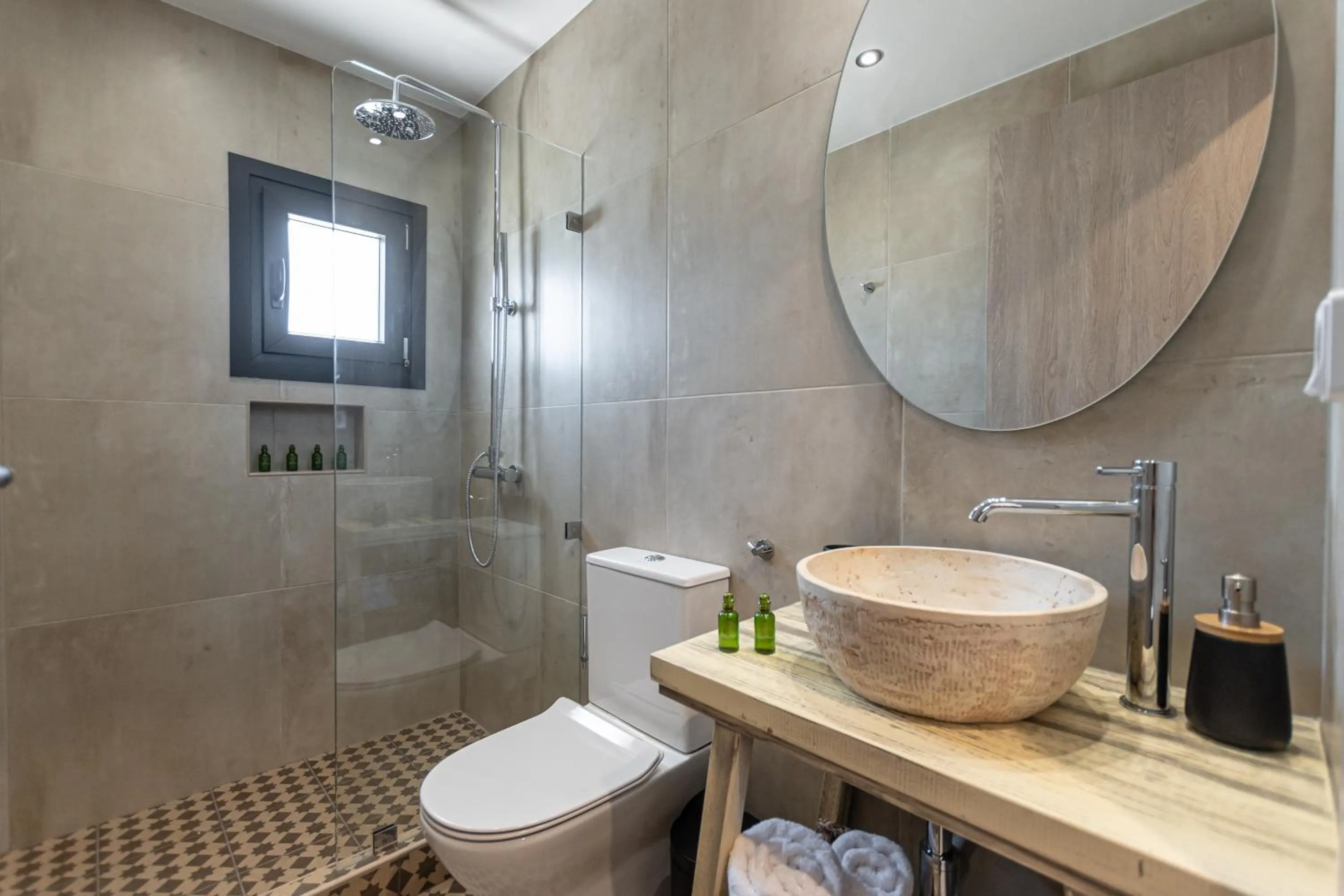 Shower in Golden Sand Villas with Private Pool