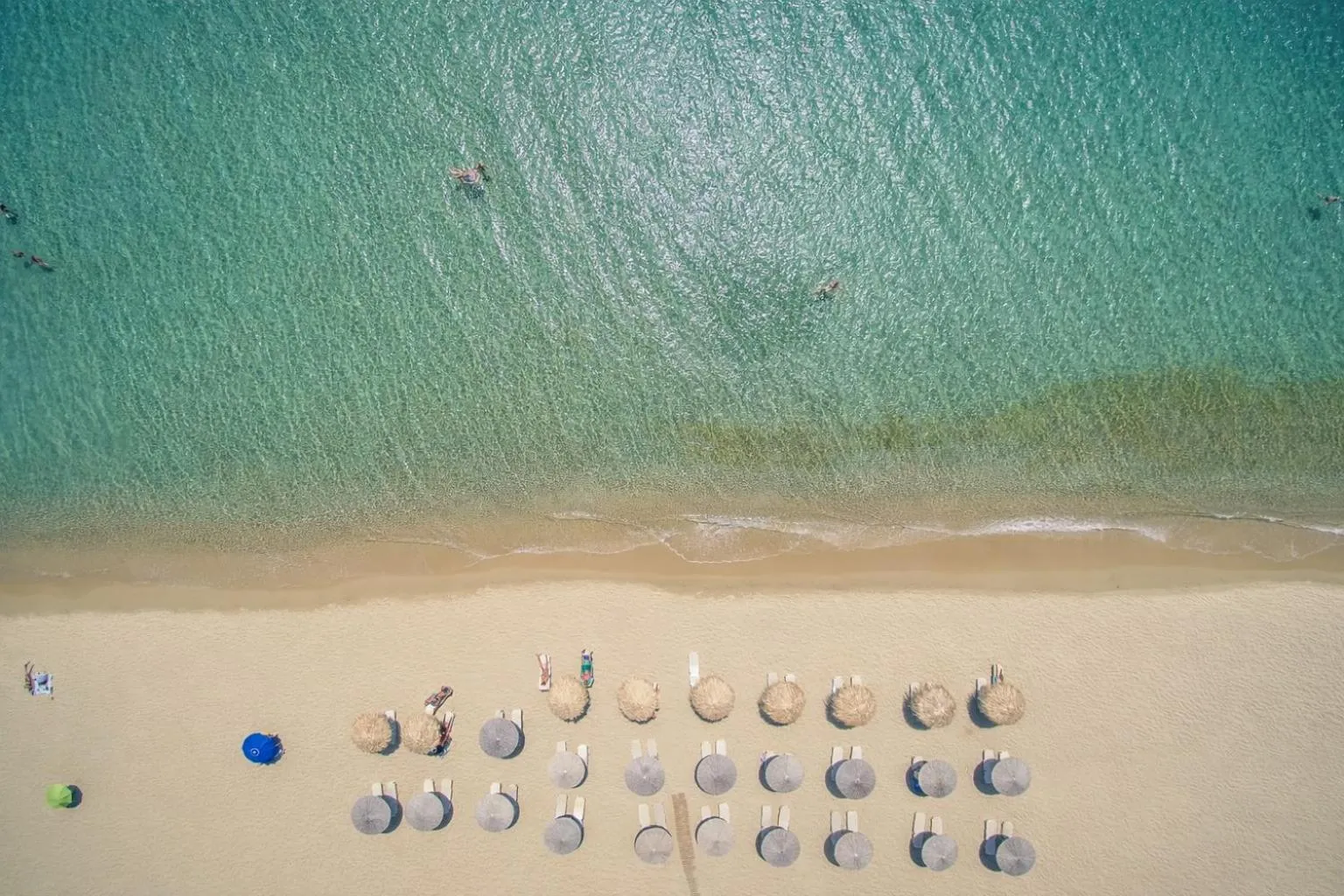 Beach in Golden Sand Villas with Private Pool