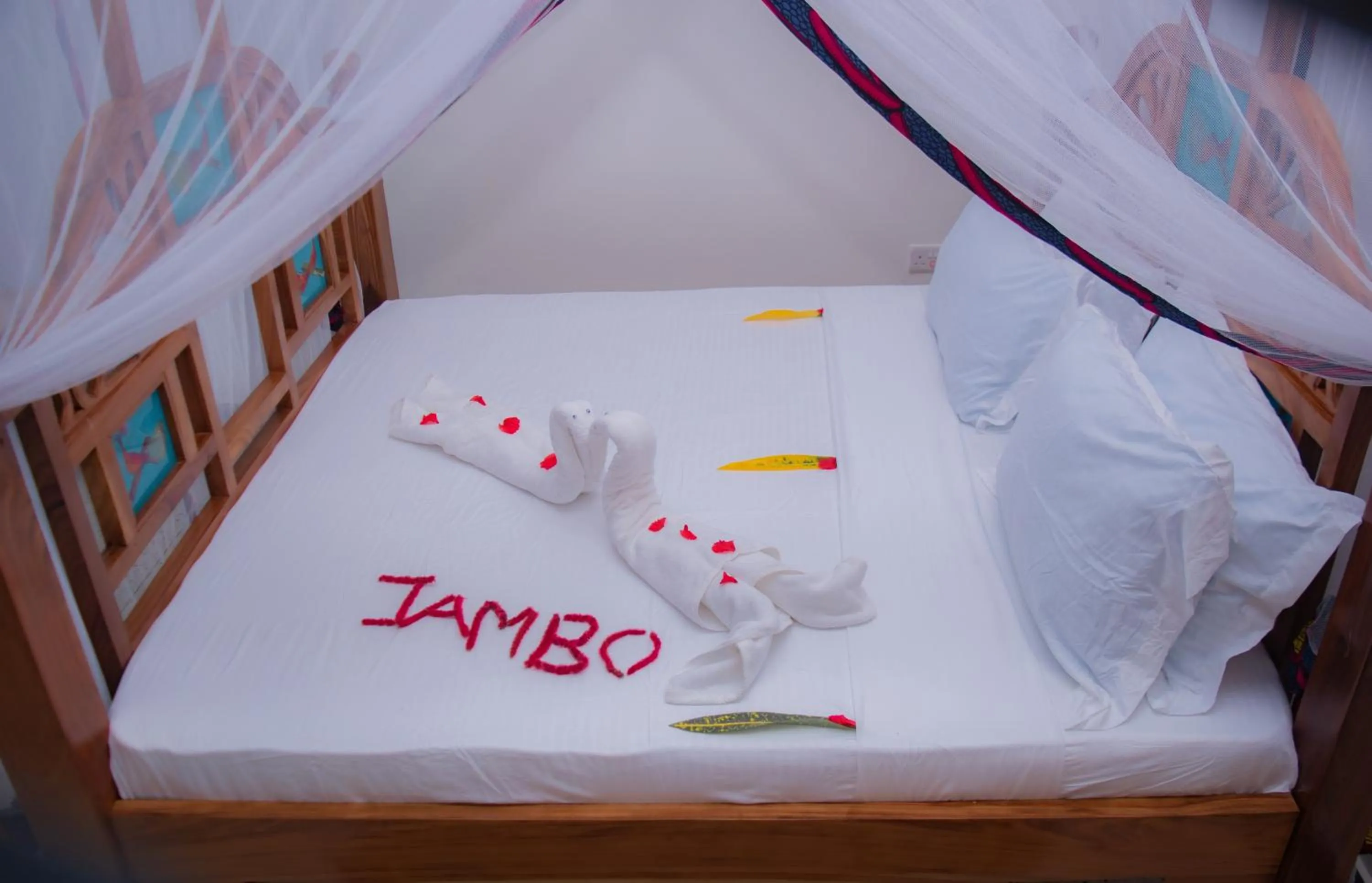 Bedroom, Bed in Jabali Bungalows Lodge