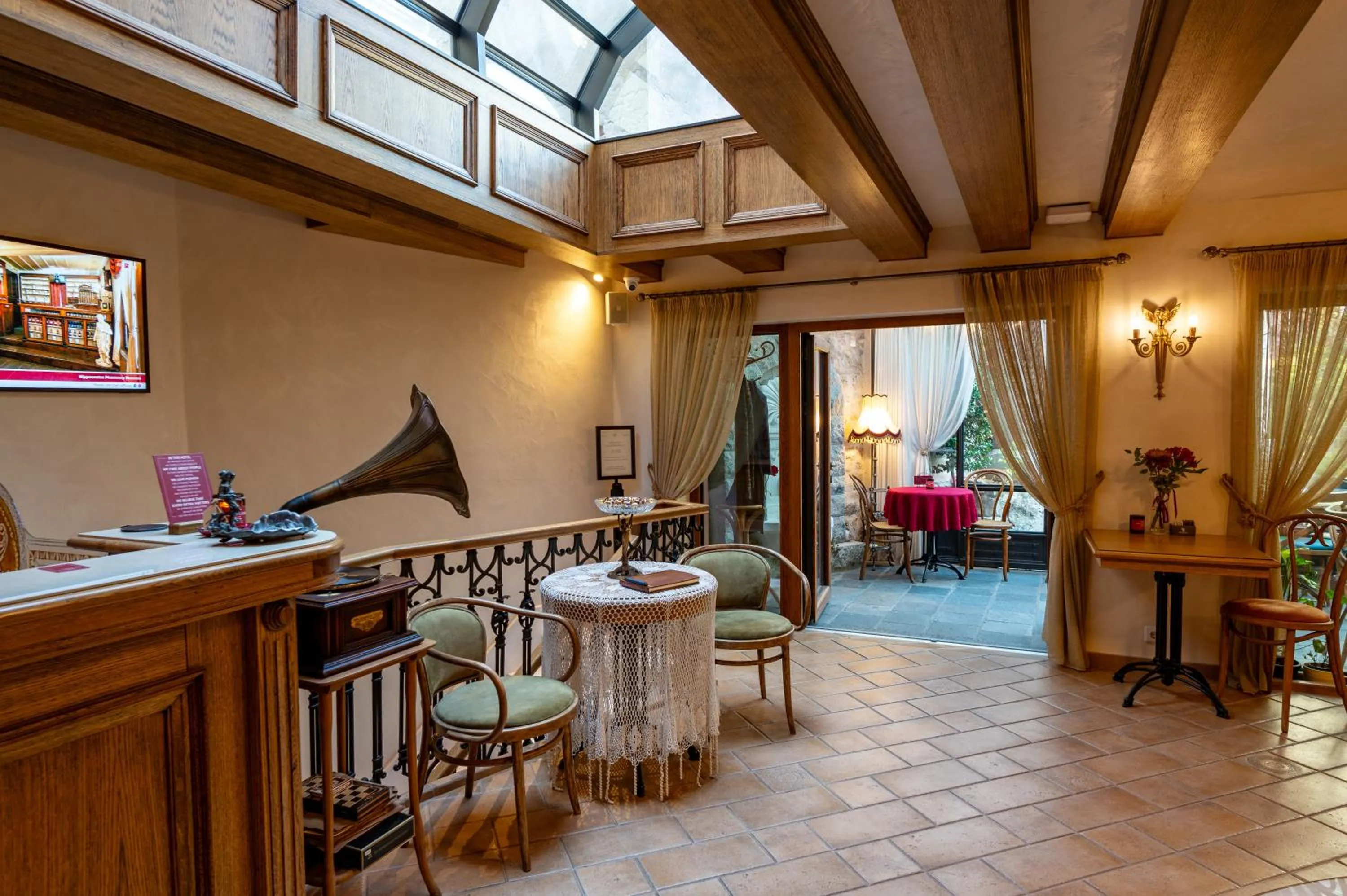 Lobby or reception in Villa Flavia Heritage Boutique Hotel