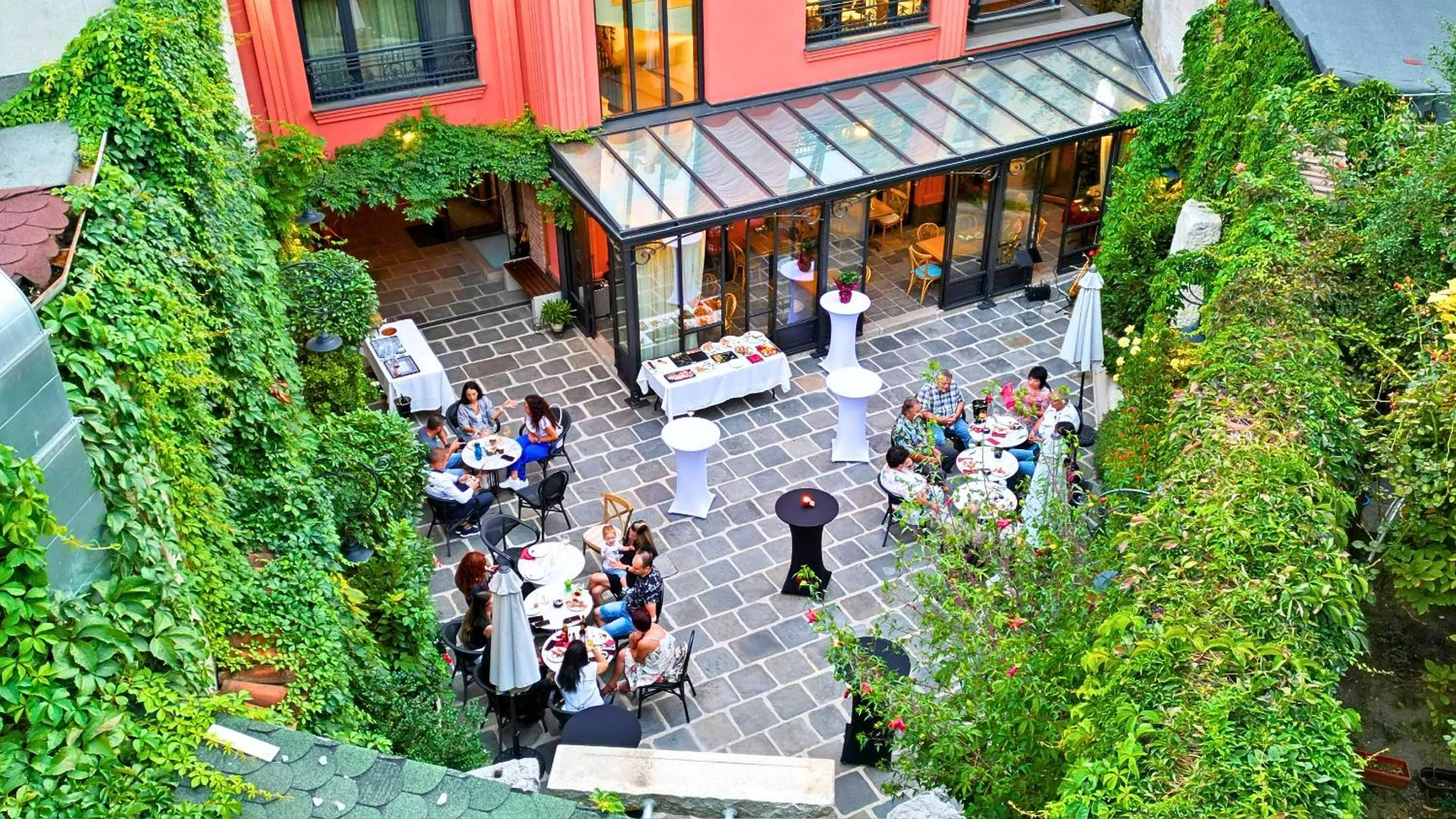 Patio in Villa Flavia Heritage Boutique Hotel