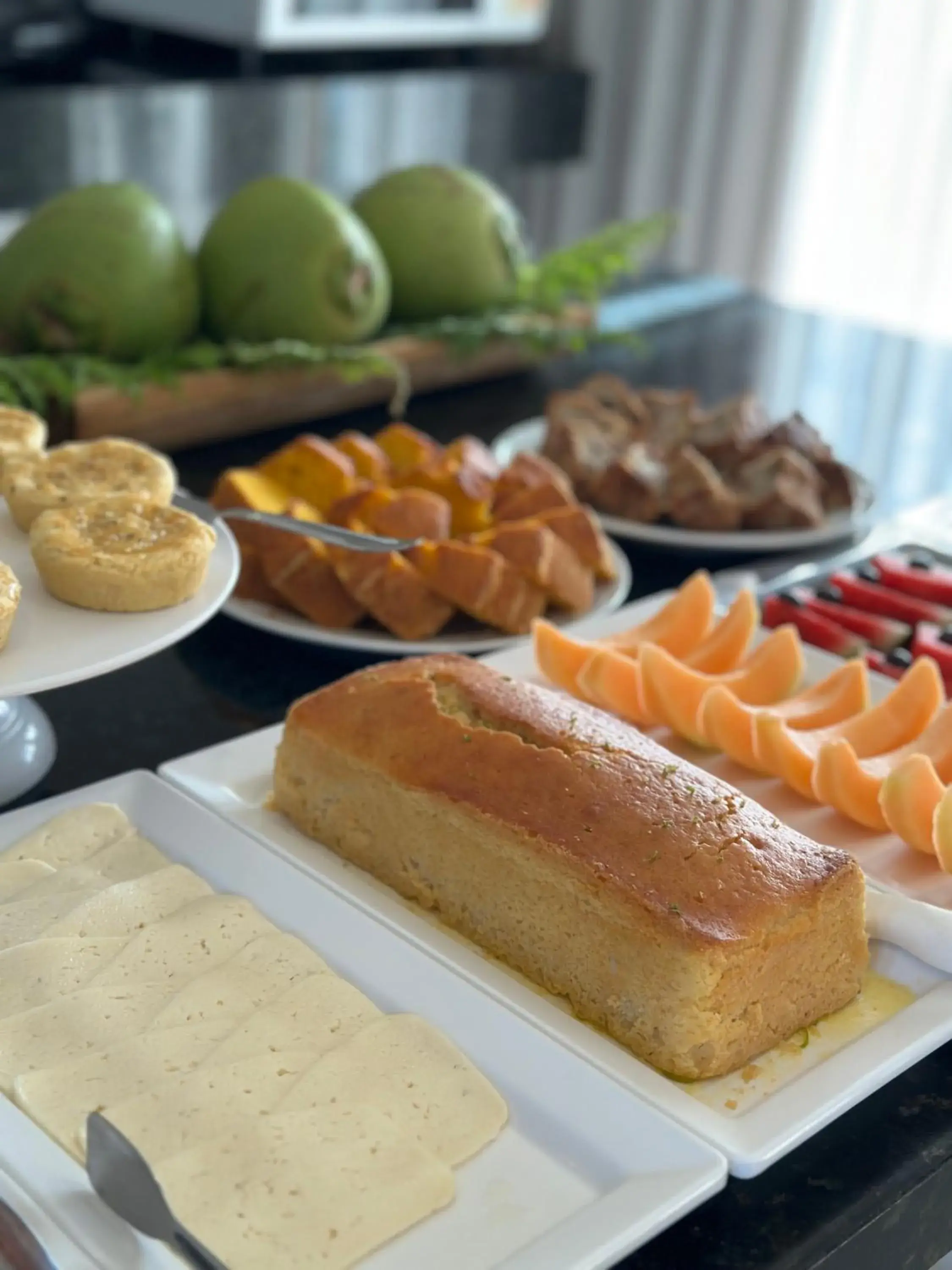 Buffet breakfast in Hotel Icaraí Beach Buffet breakfast in Hotel Icaraí Beach