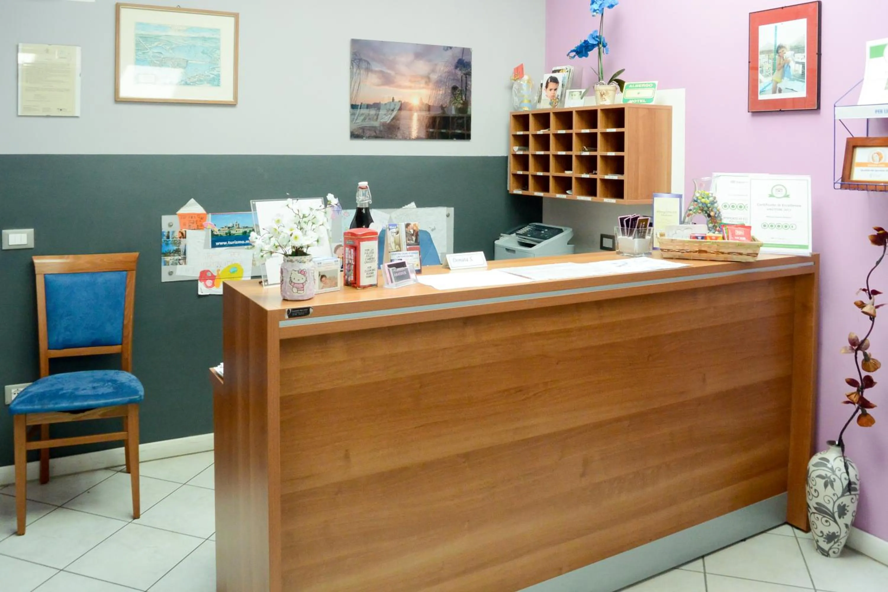 Lobby or reception in Albergo Meublè Abatjour