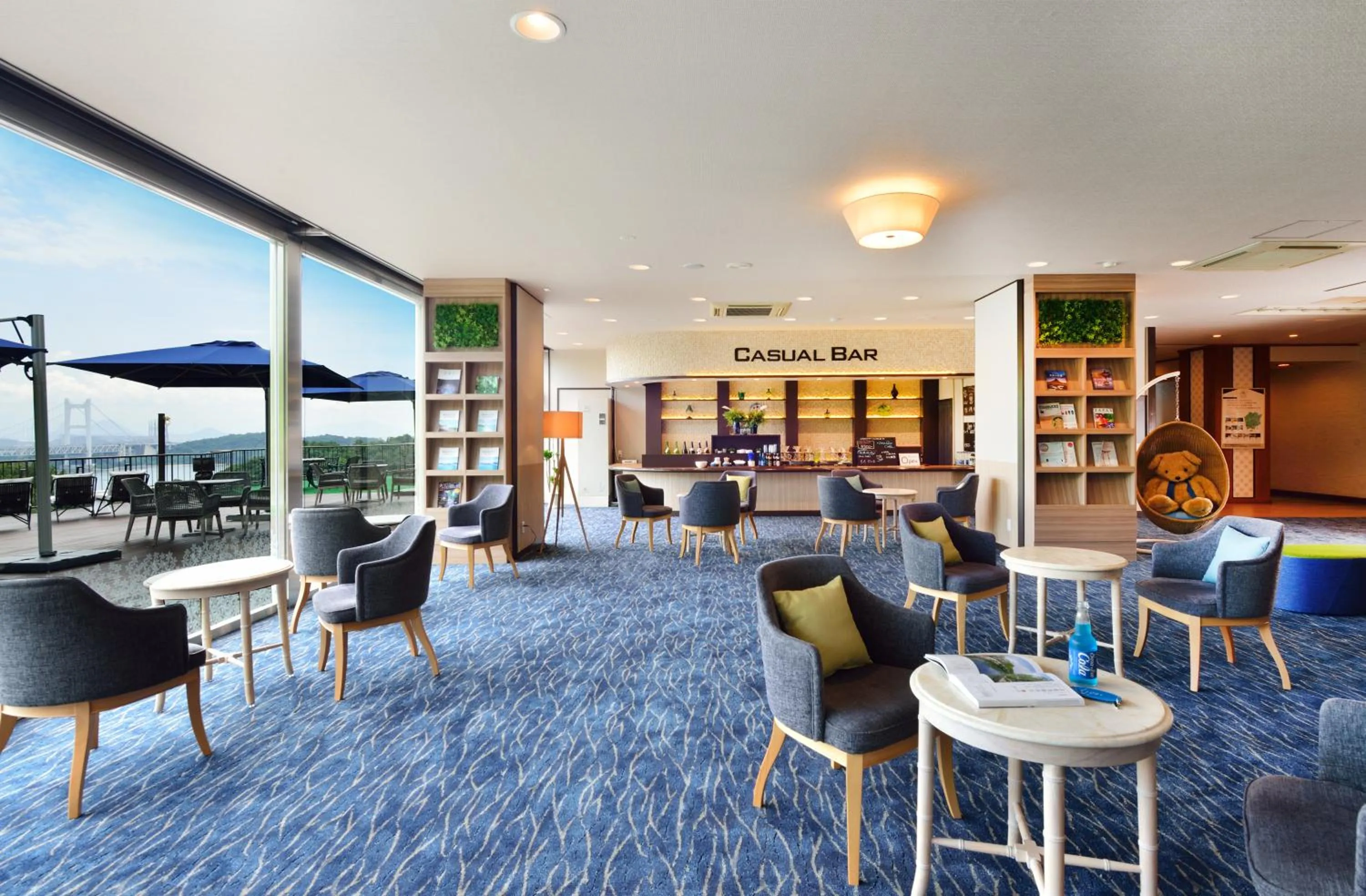 Lounge or bar in Washu Blue Resort風籠 Kasago