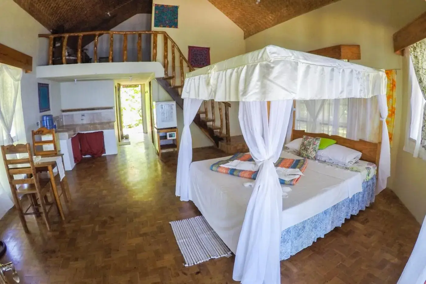 Living room, Bed in Lazi Beach Club Resort Living room, Bed in Lazi Beach Club Resort