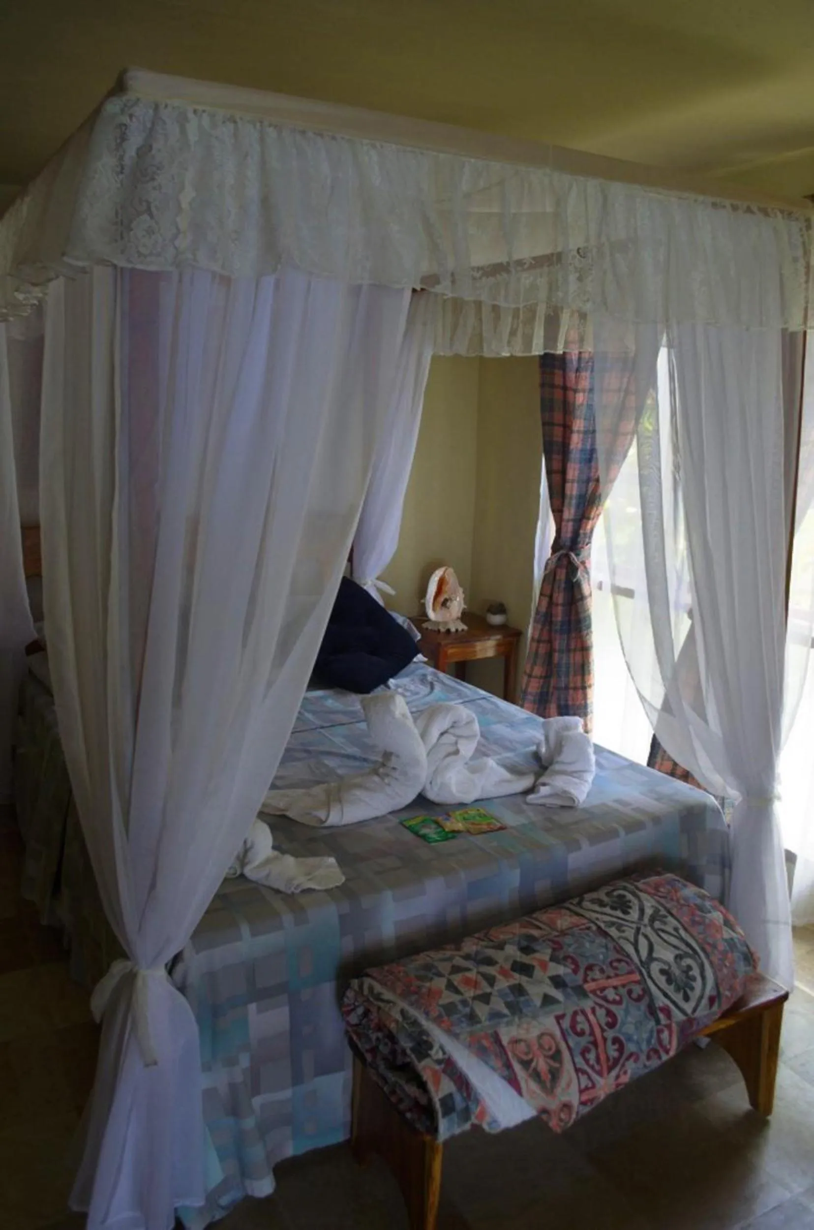 Bed in Lazi Beach Club Resort