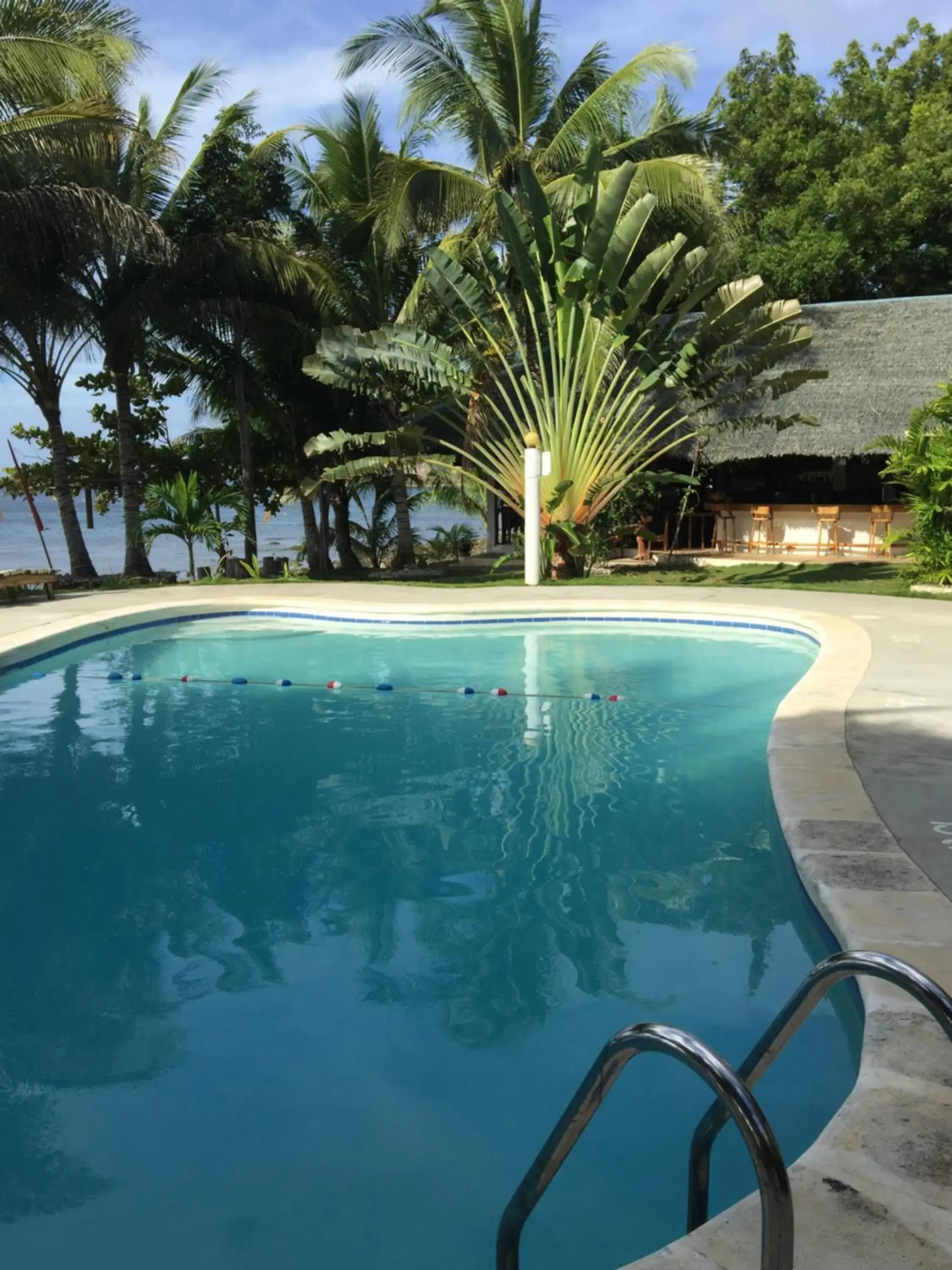 Swimming pool in Lazi Beach Club Resort Swimming pool in Lazi Beach Club Resort