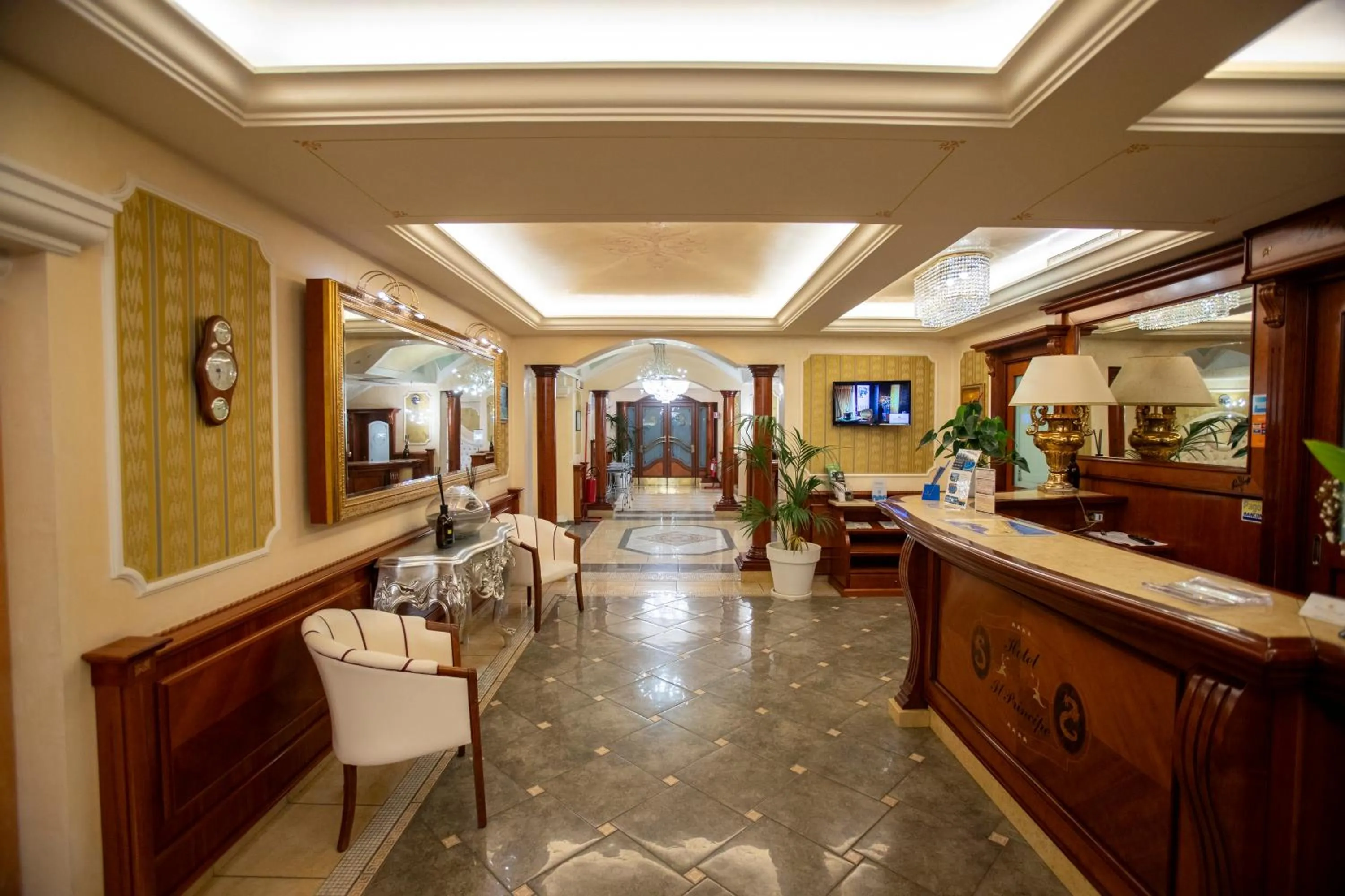 Lobby or reception in Hotel Il Principe