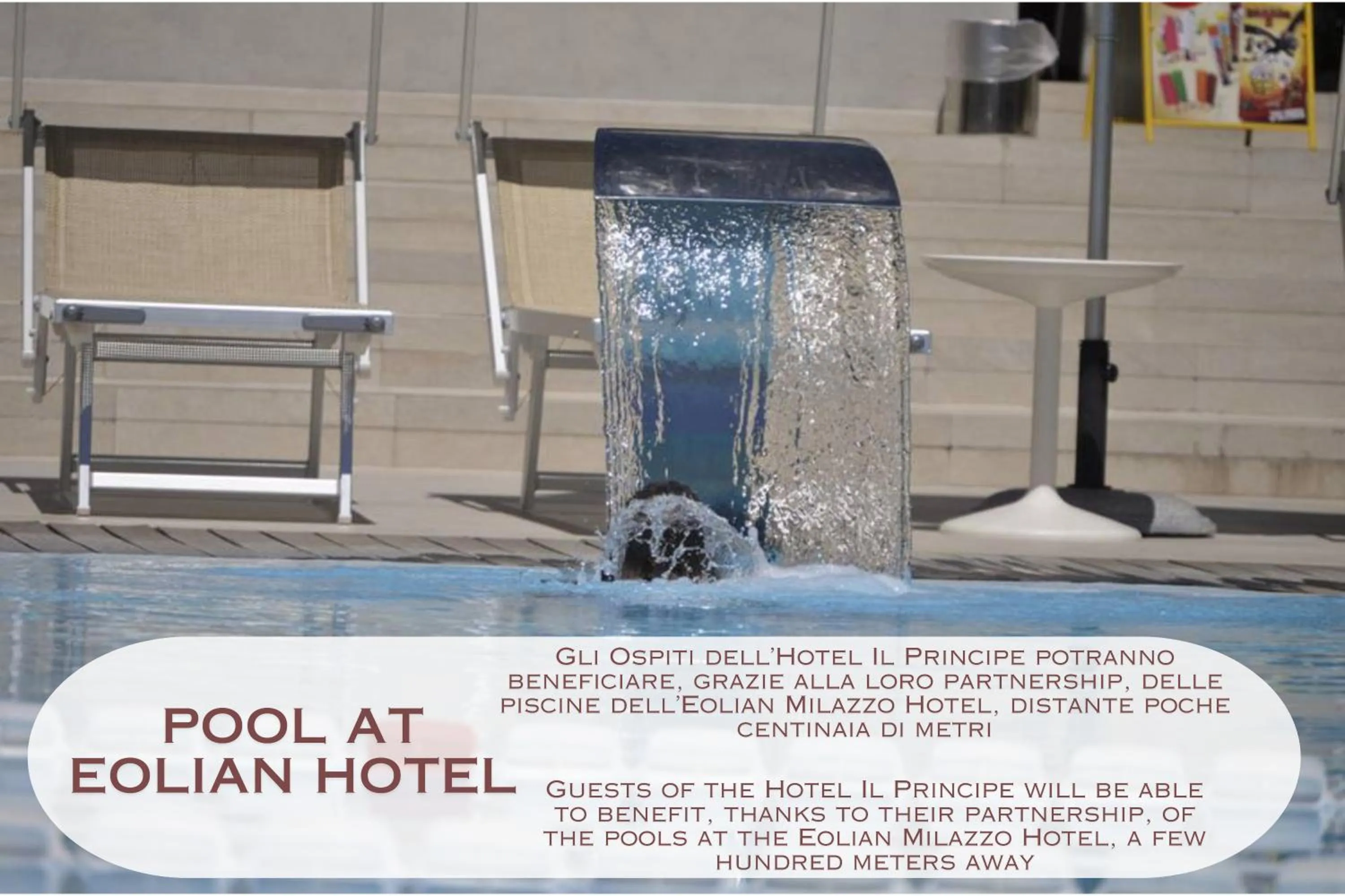 Swimming pool in Hotel Il Principe