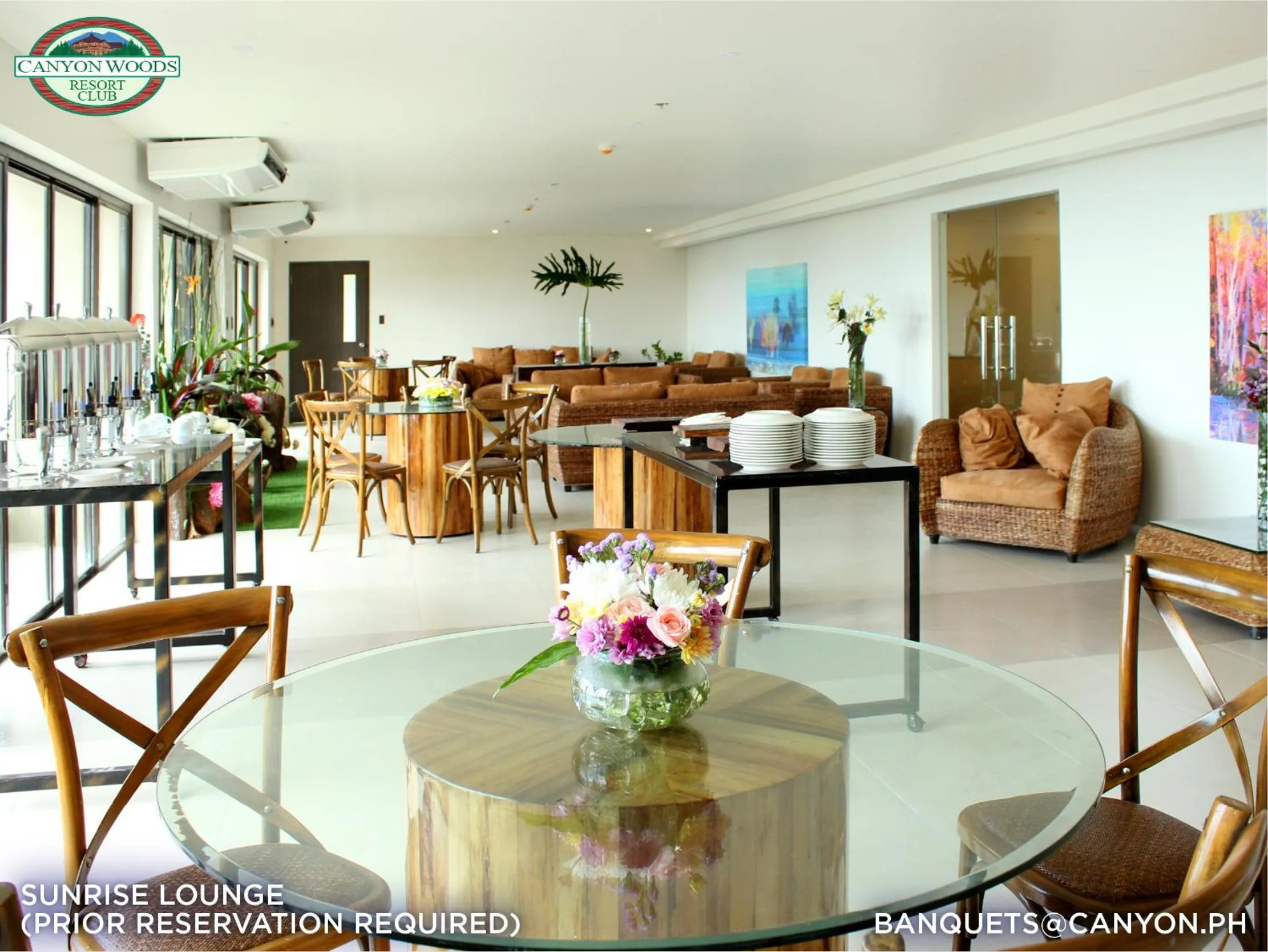 Banquet/Function facilities in Canyon Woods Resort Club Tagaytay