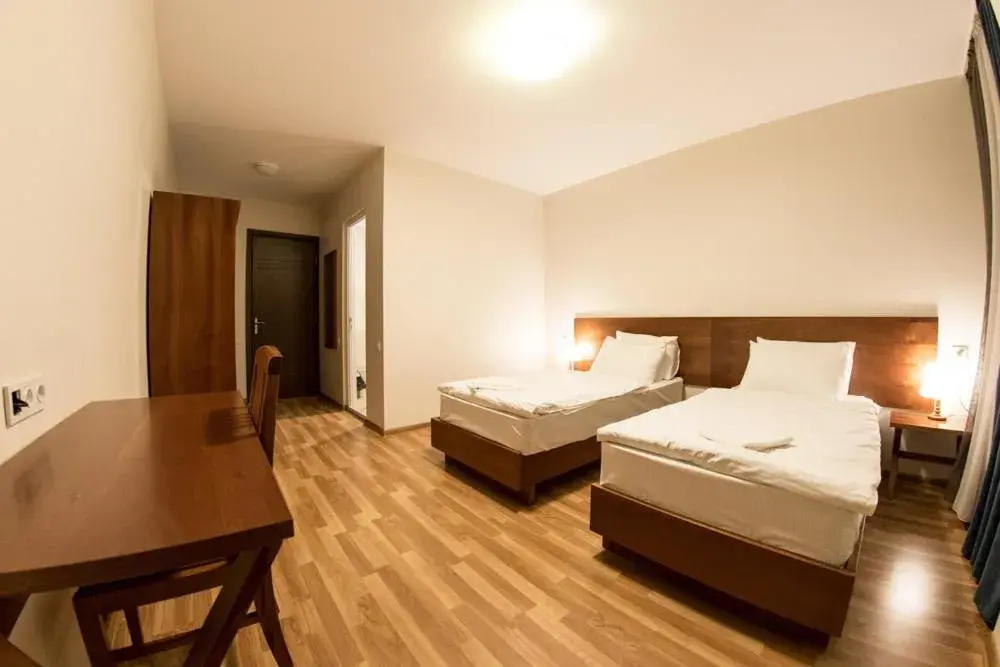 Bed in Hotel Deka Gudauri Bed in Hotel Deka Gudauri