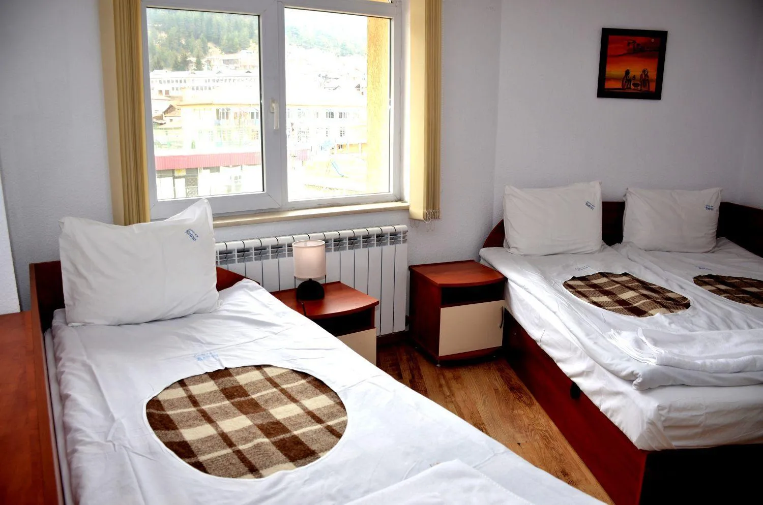 Bed in Family Hotel Daisy