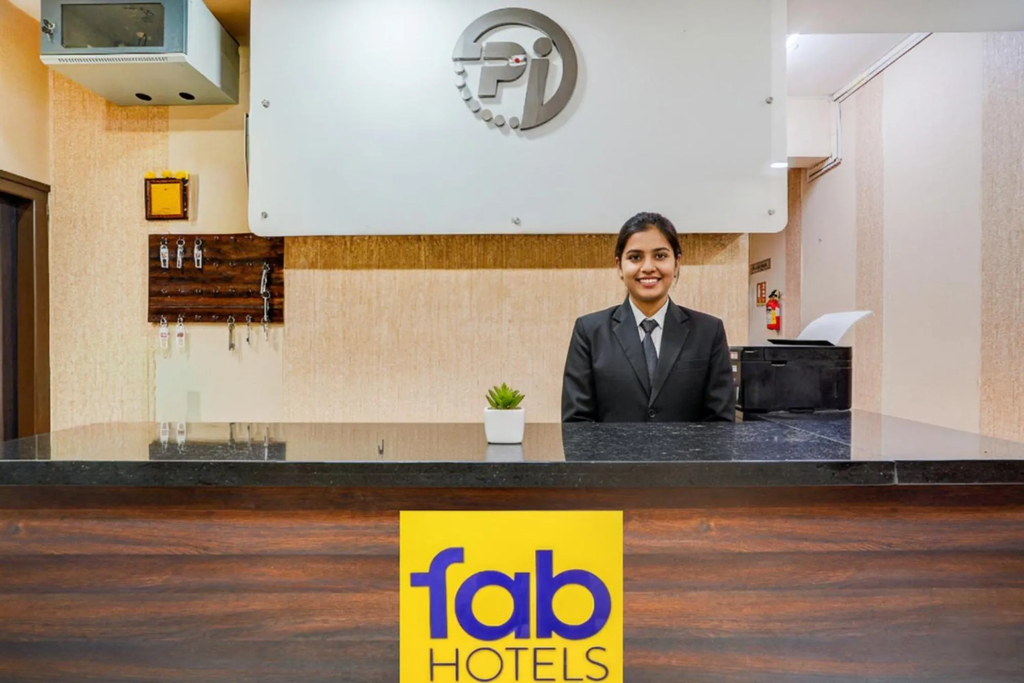 Lobby or reception in FabHotel Pride Image - Rajarajeshwari Nagar