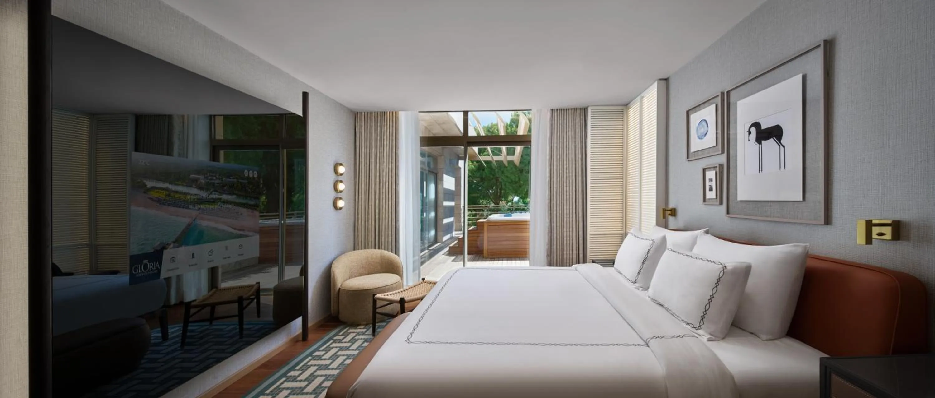 Bed in Gloria Serenity Resort