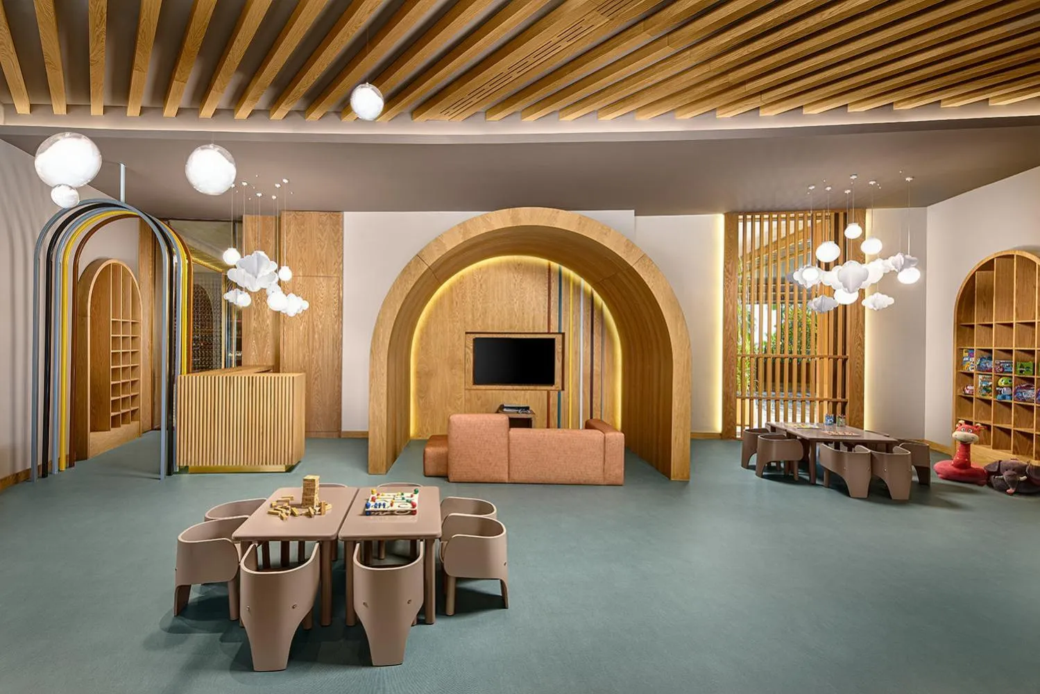 Children play ground in Gloria Serenity Resort