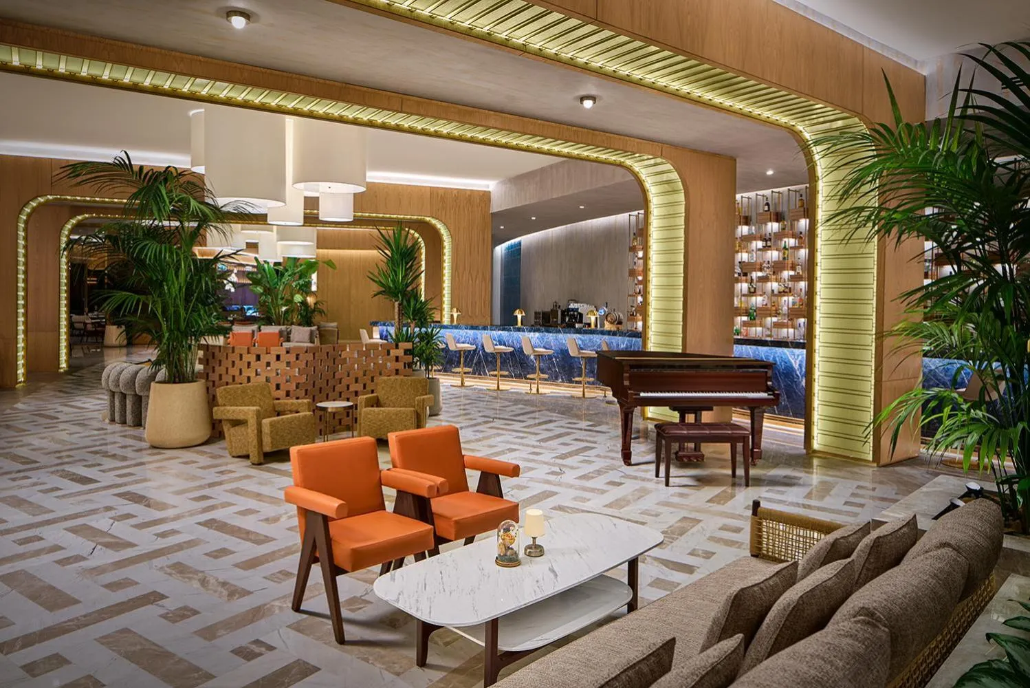 Seating area in Gloria Serenity Resort