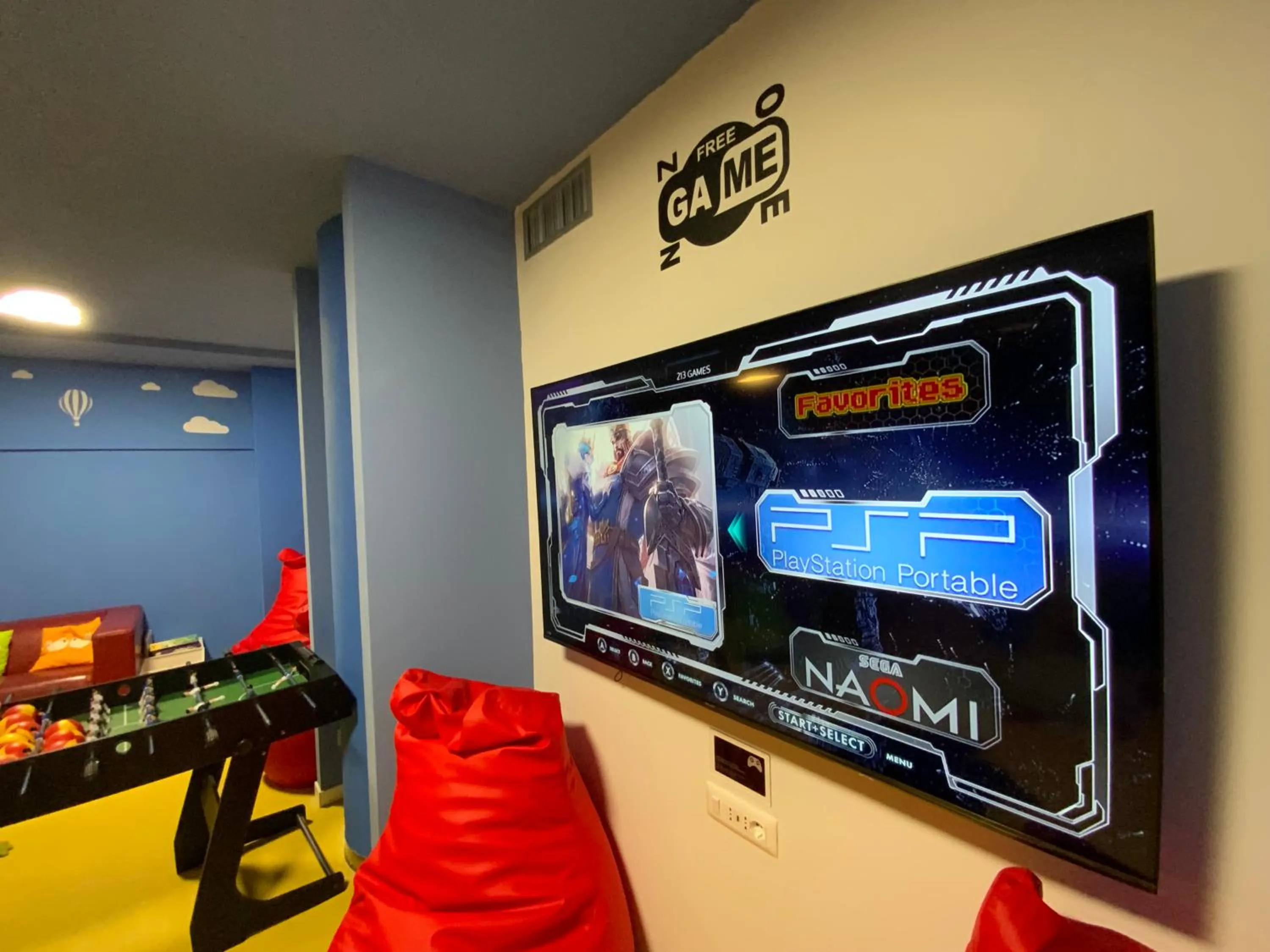 Game Room in International Beach Hotel