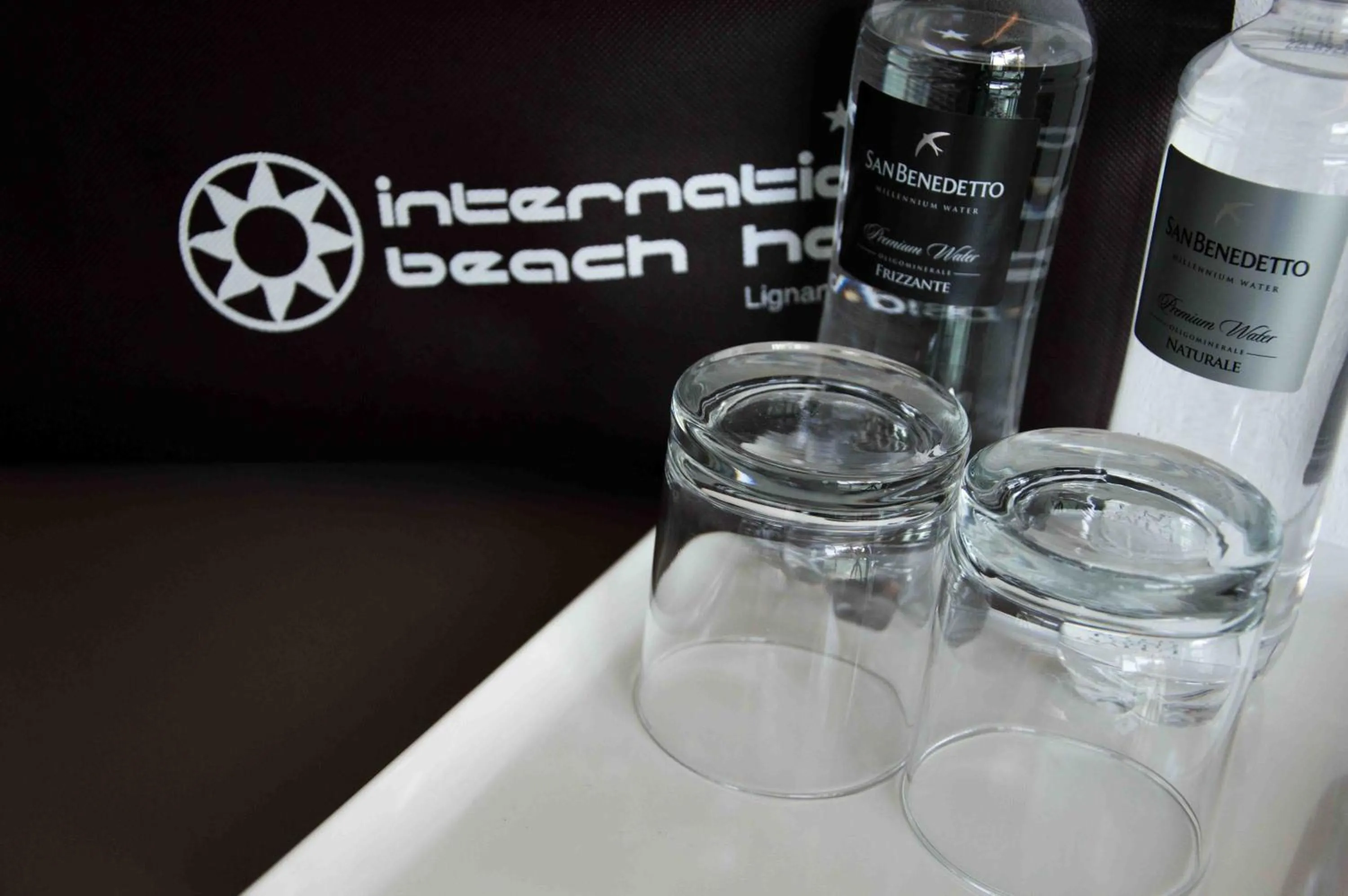 Decorative detail in International Beach Hotel