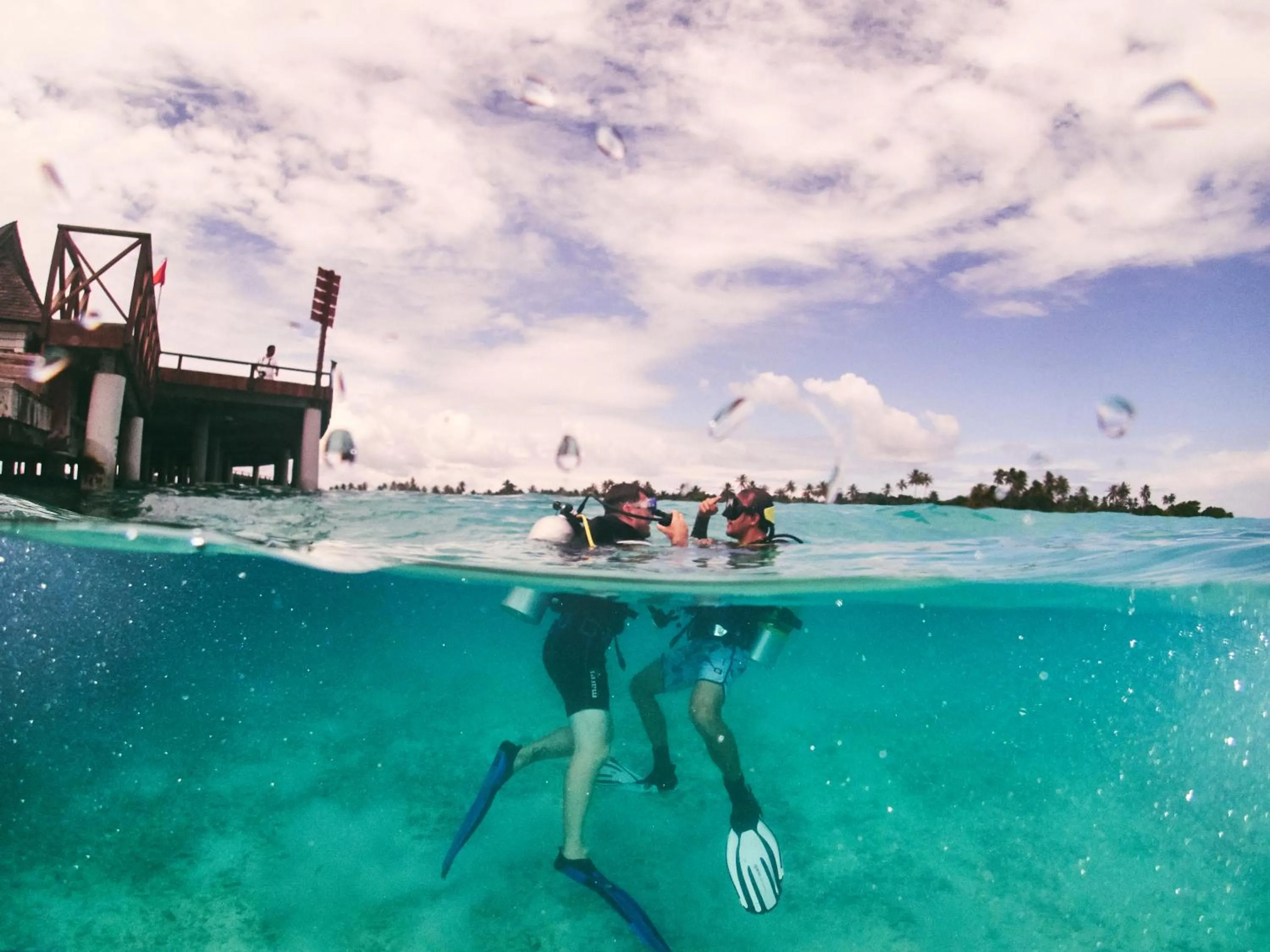 Diving in Sun Siyam Iru Fushi with Free Transfer